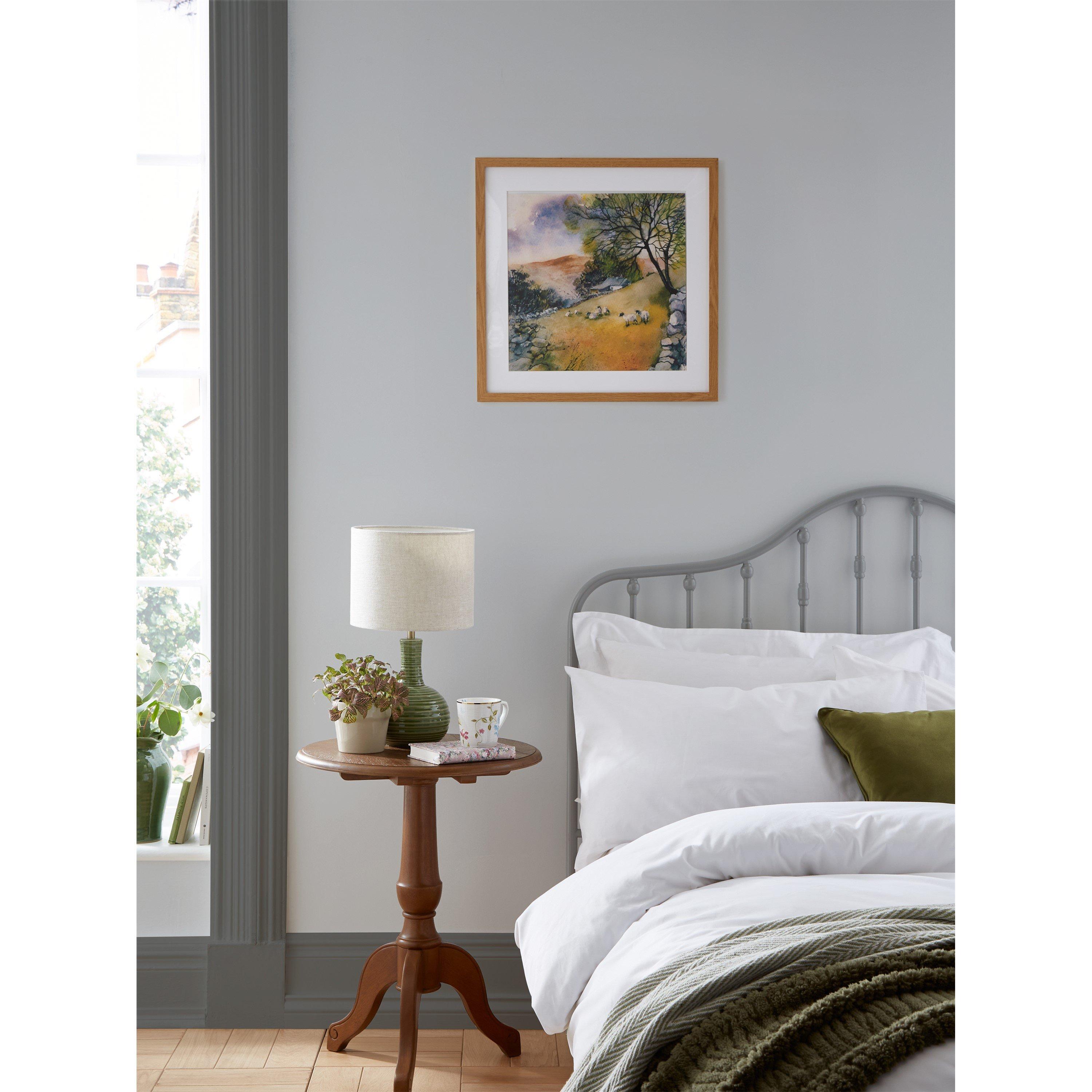 Multicolour - Laura Ashley - Sheep in Countryside Landscape Print in a Wood Fra - 2