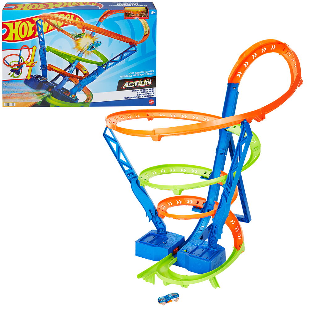 Mercancía - Hot Wheels - Action Spiral Speed Crash HGV67 - 3