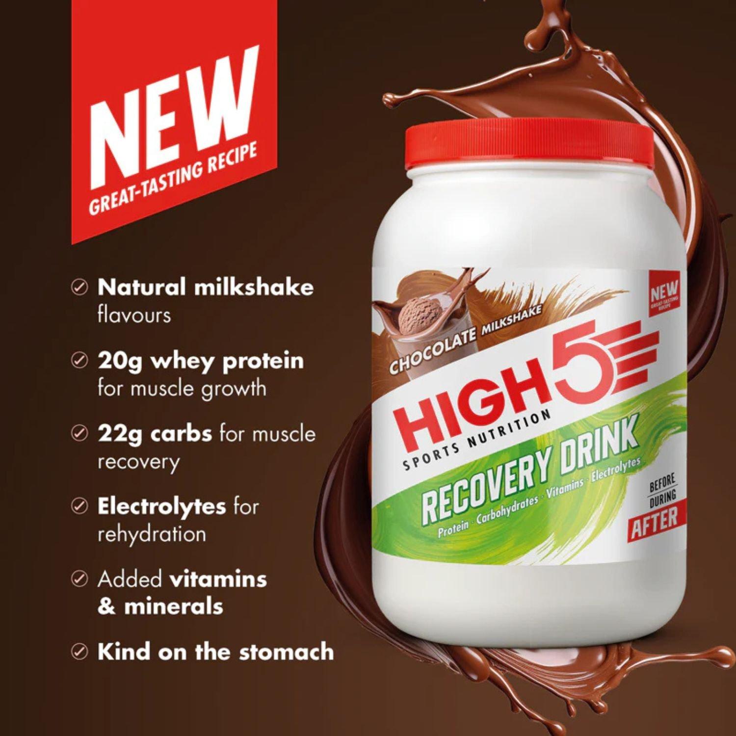 Chocolate - HIGH5 - High 5 Recovery Drink - 1.6kg - 2