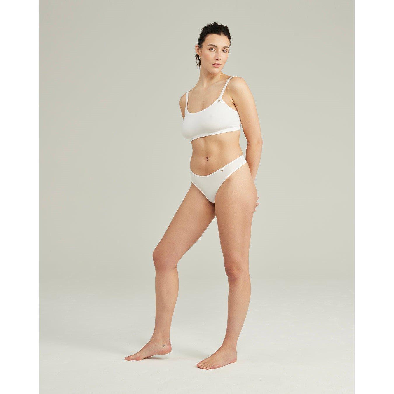 White - Nudea - SCOOP NECK BRALETTE SECOND SKIN STRETCH - 2