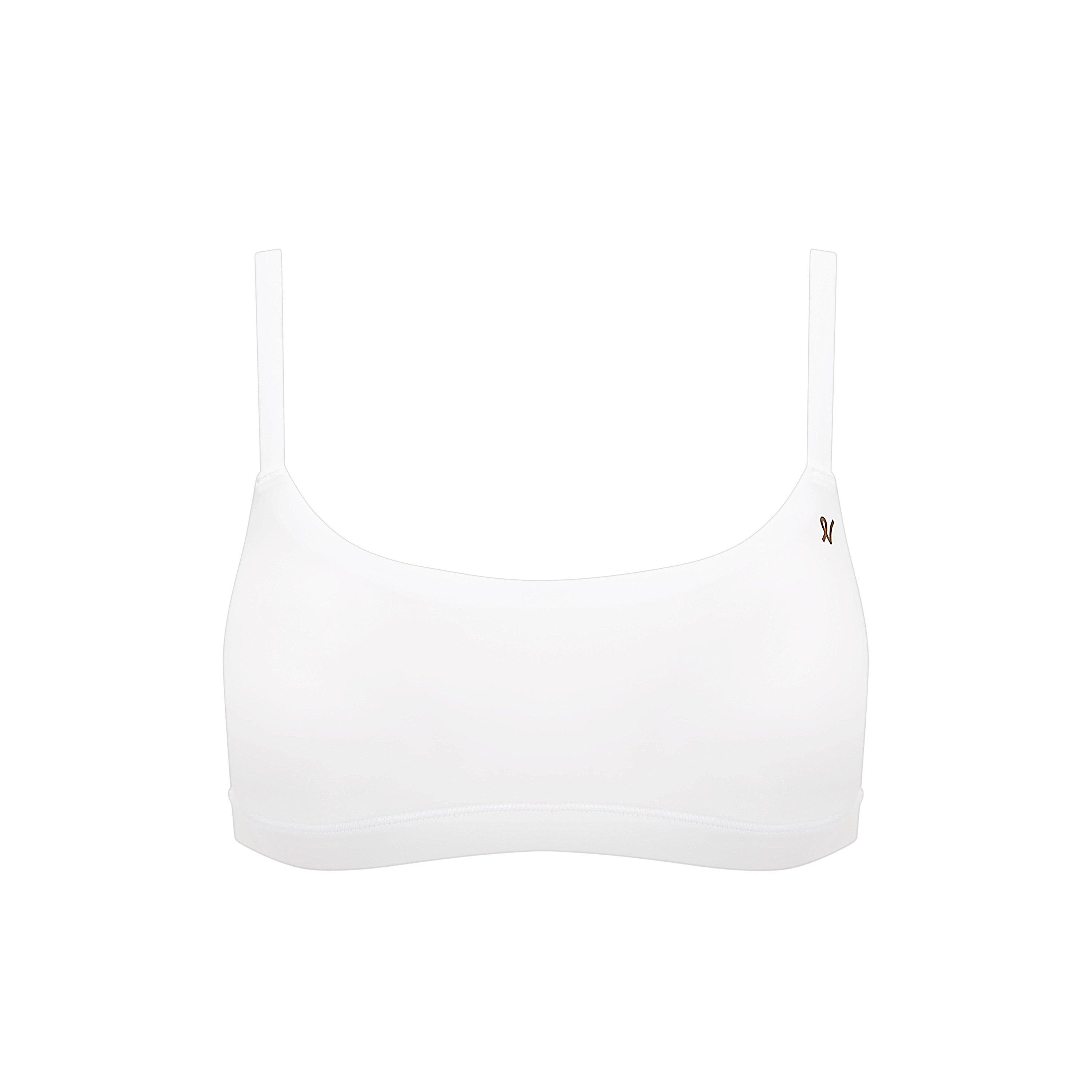 White - Nudea - SCOOP NECK BRALETTE SECOND SKIN STRETCH - 5