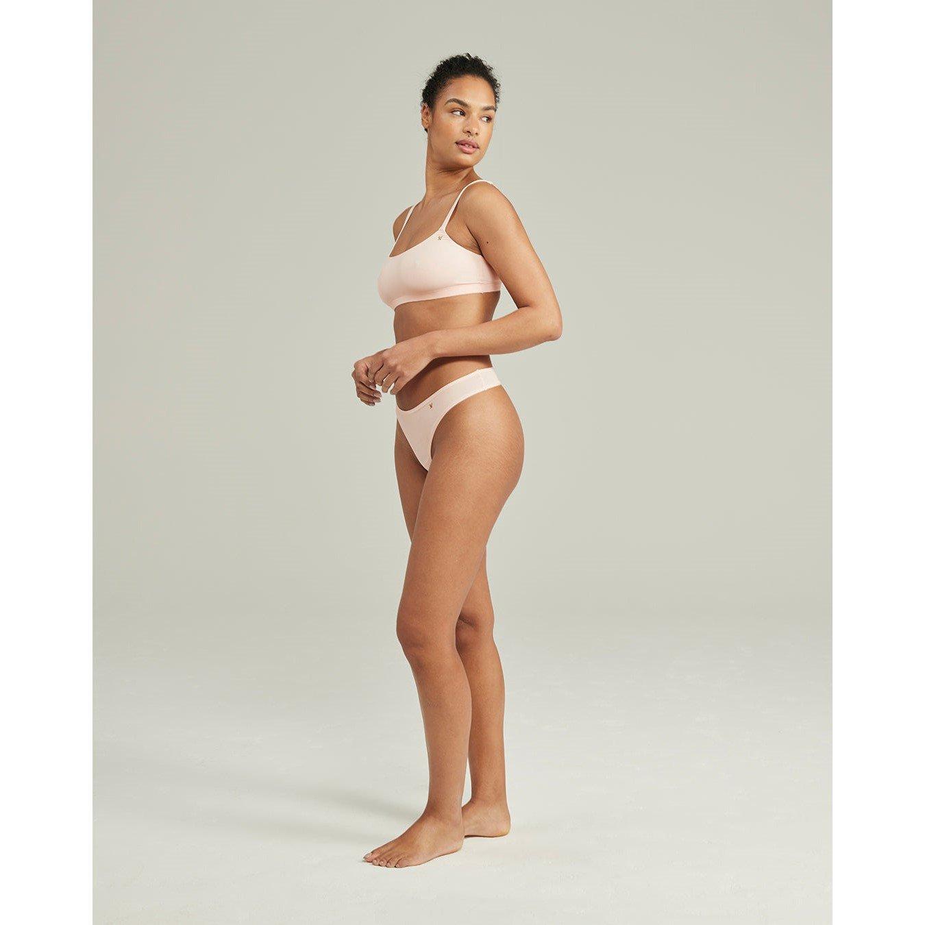 Blush Pink - Nudea - SCOOP NECK BRALETTE SECOND SKIN STRETCH - 3