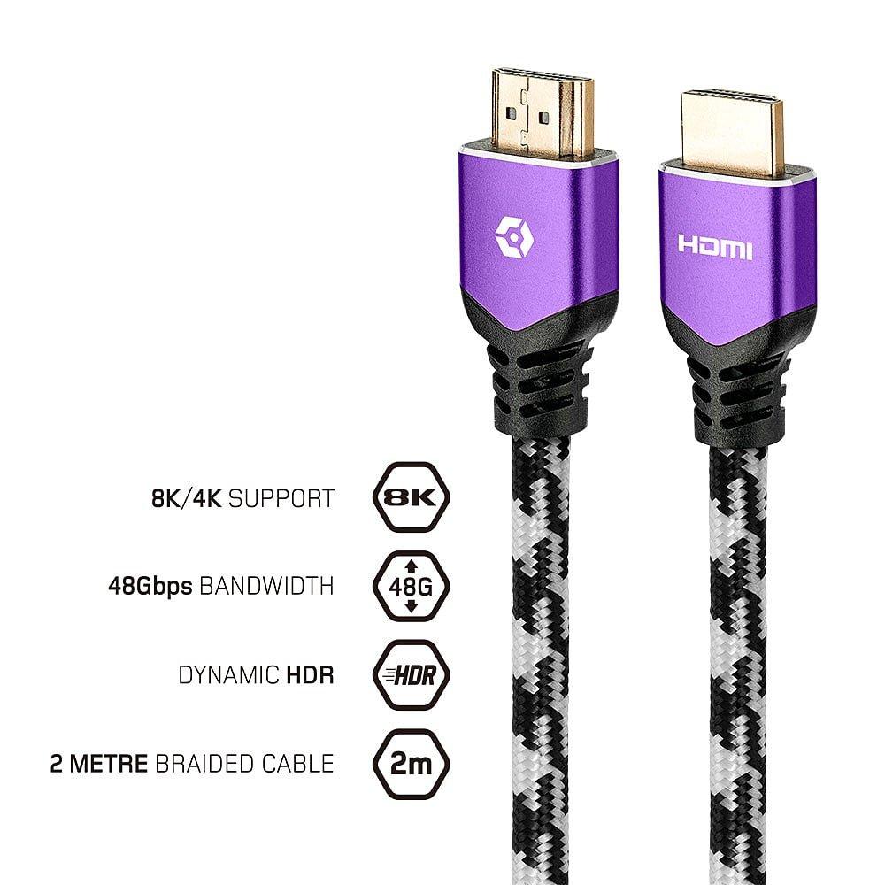 Multi Format - Gioteck - 8K HDMI Cable for PS5 and Xbox Series X/S - 5