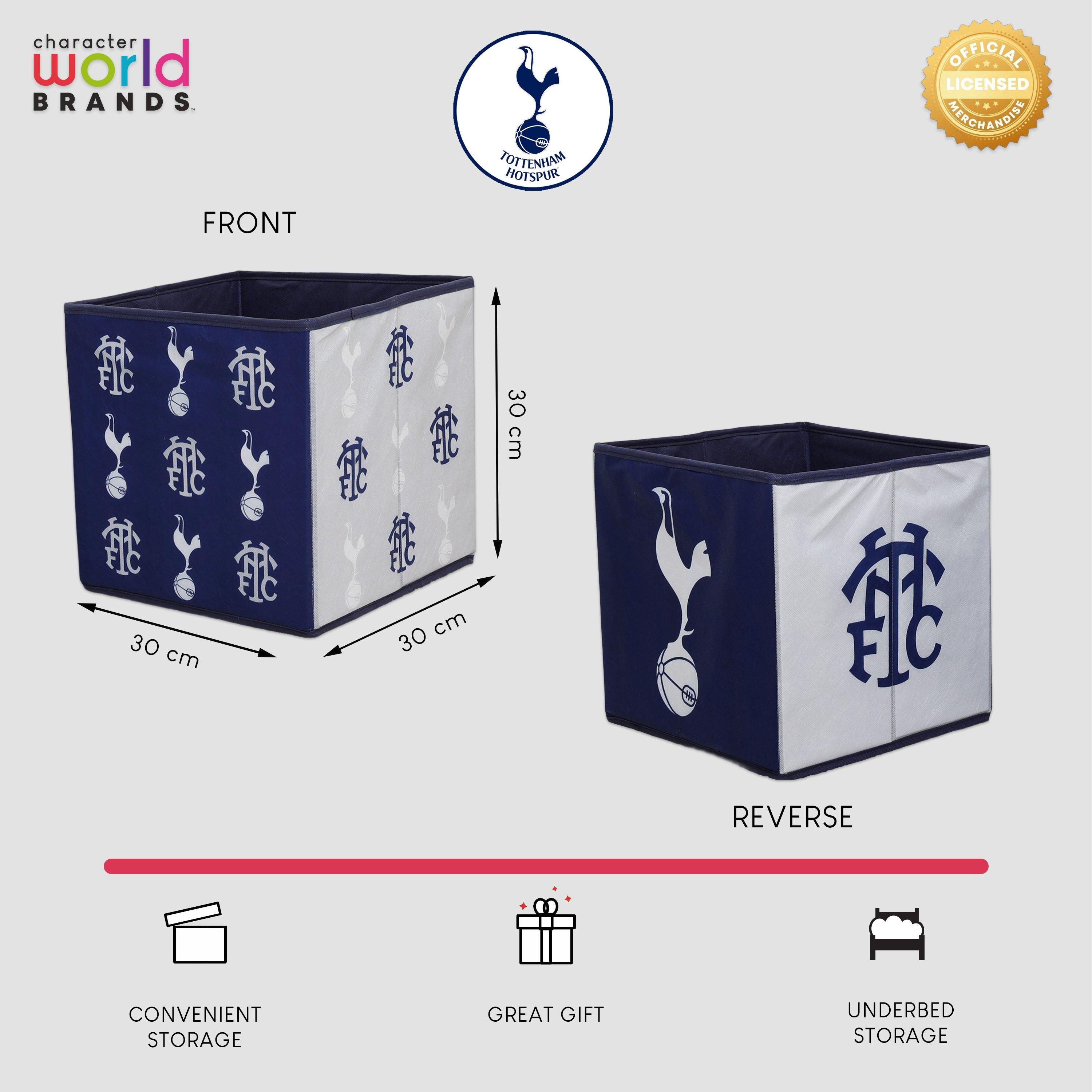 Blue - Tottenham Hotspur FC - Tottenham Hotspur Emblem Storage Cubes 2 Pack - 14
