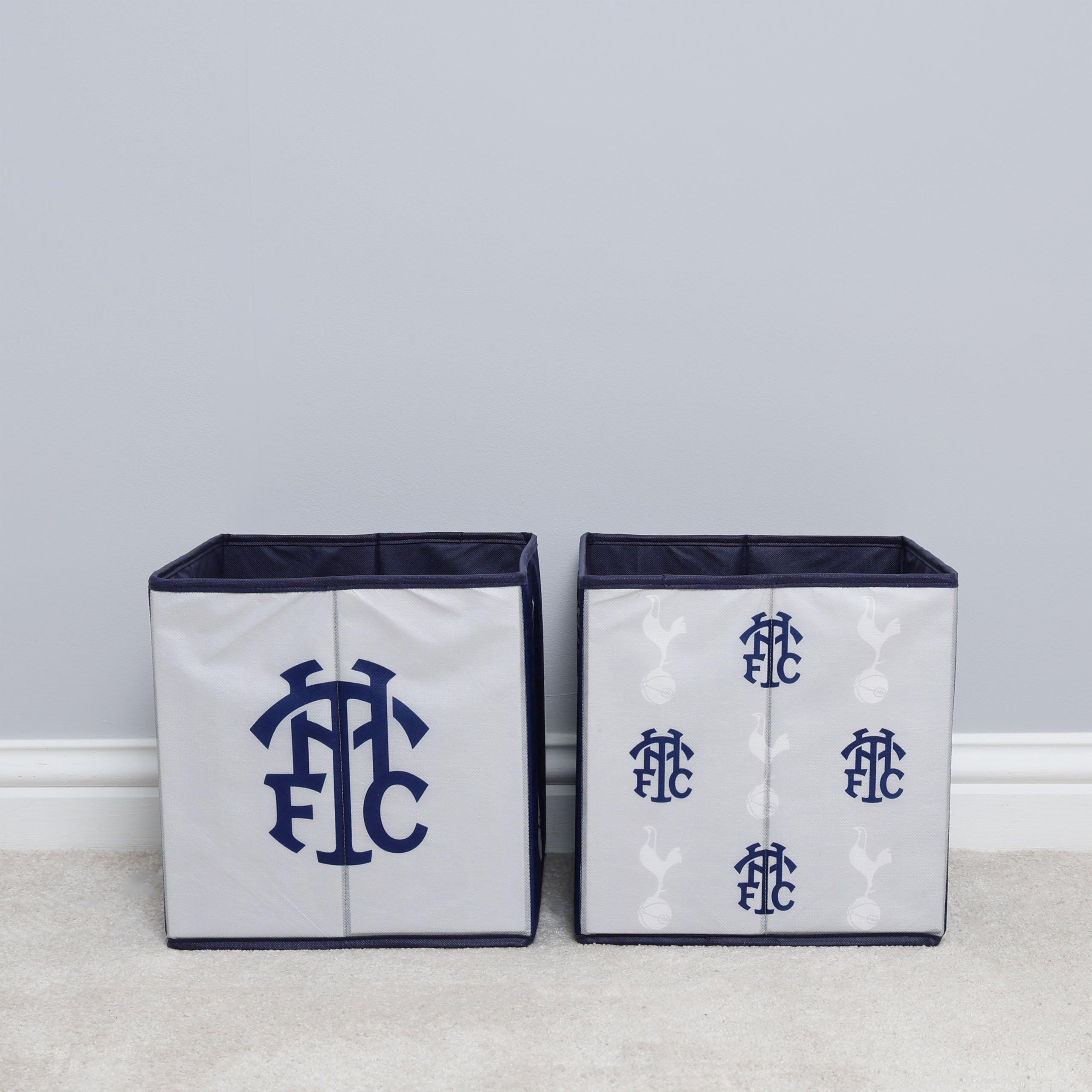 Blue - Tottenham Hotspur FC - Tottenham Hotspur Emblem Storage Cubes 2 Pack - 4