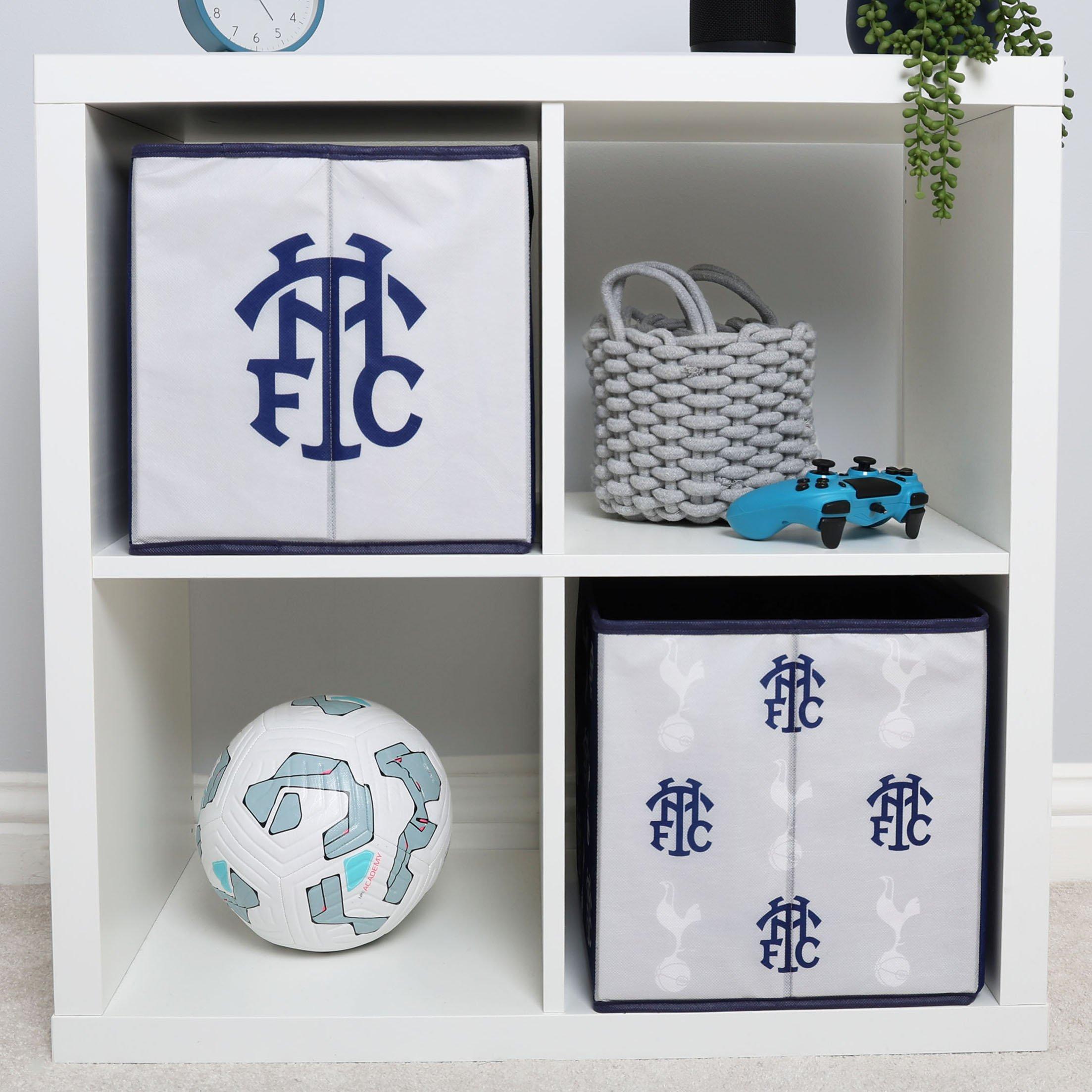 Blue - Tottenham Hotspur FC - Tottenham Hotspur Emblem Storage Cubes 2 Pack - 10