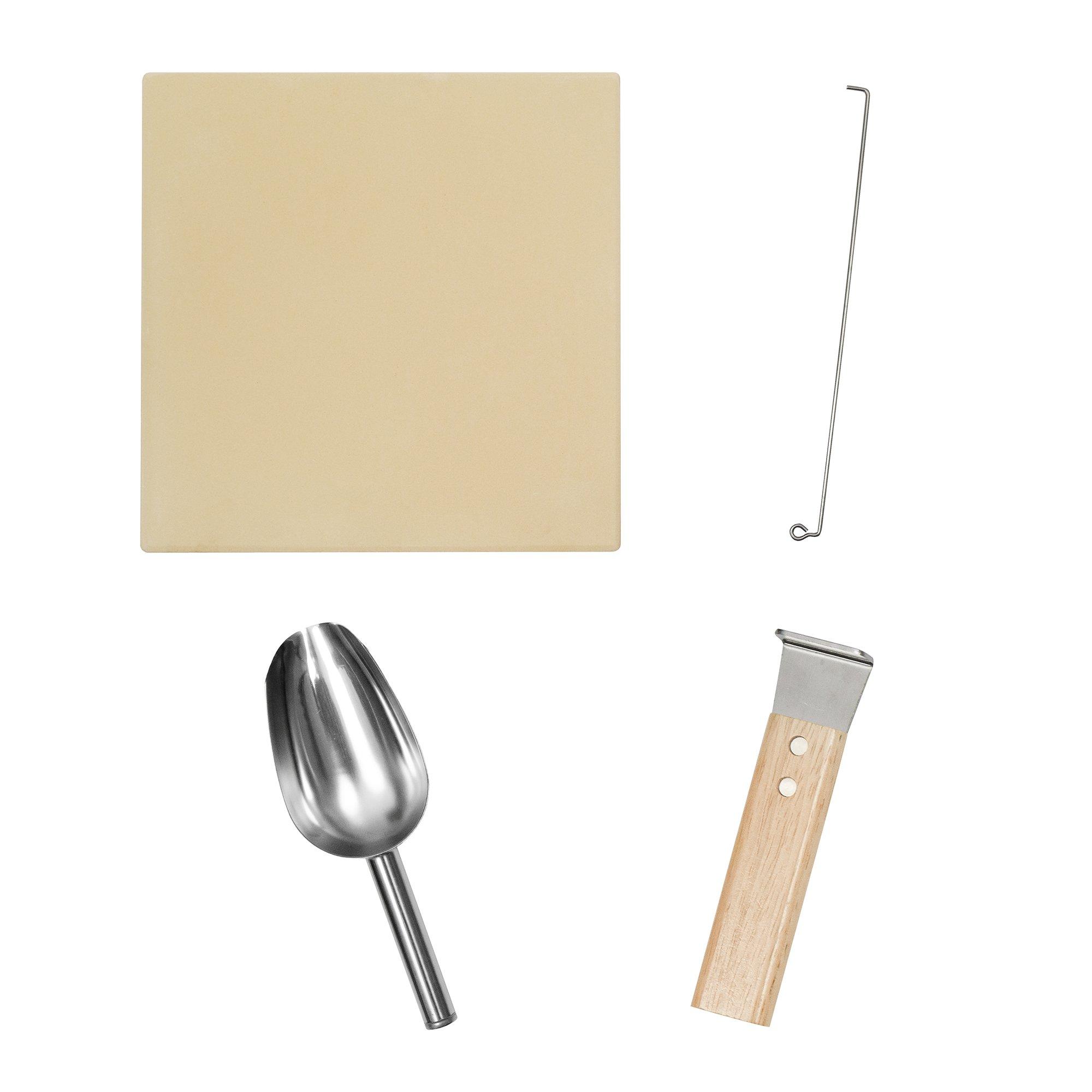 Black - George Foreman - GFDFPO2BPC 12 Multi-Fuel Powered Pizza Oven - 11