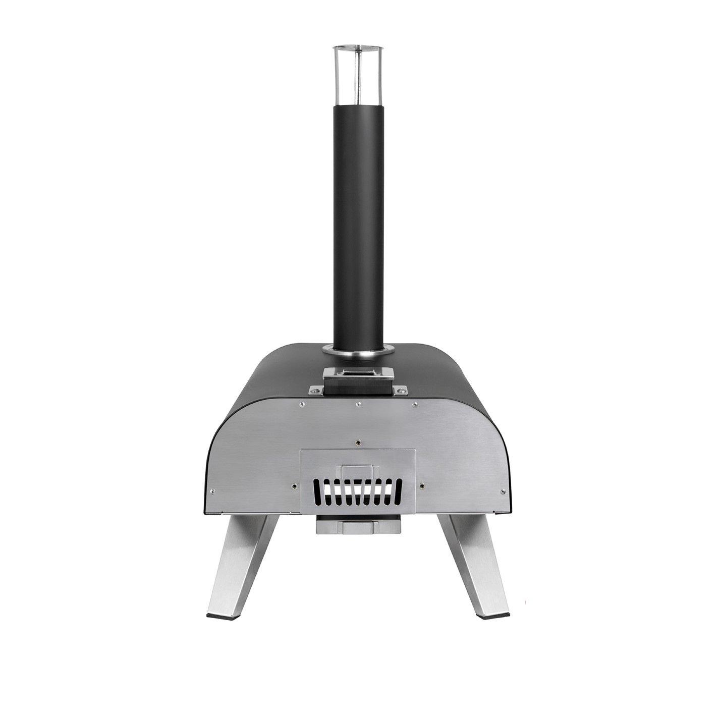 Black - George Foreman - GFDFPO2BPC 12 Multi-Fuel Powered Pizza Oven - 14