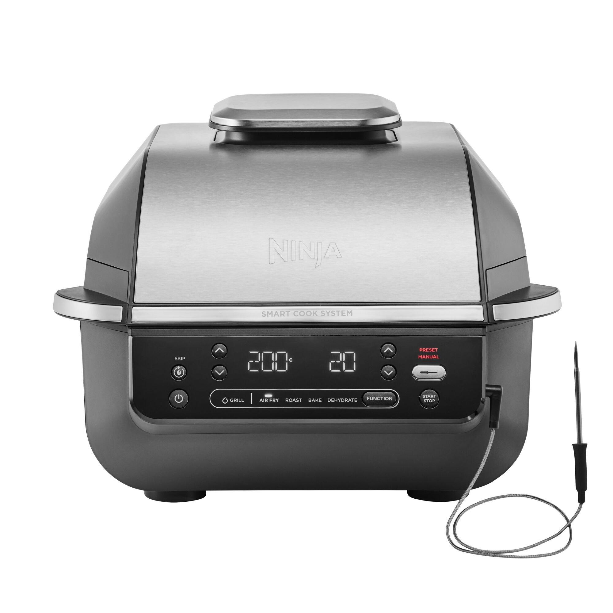 Ninja  5-In-1 Grill & Air Fryer Eg351uk - Black / Silver - 5.7L