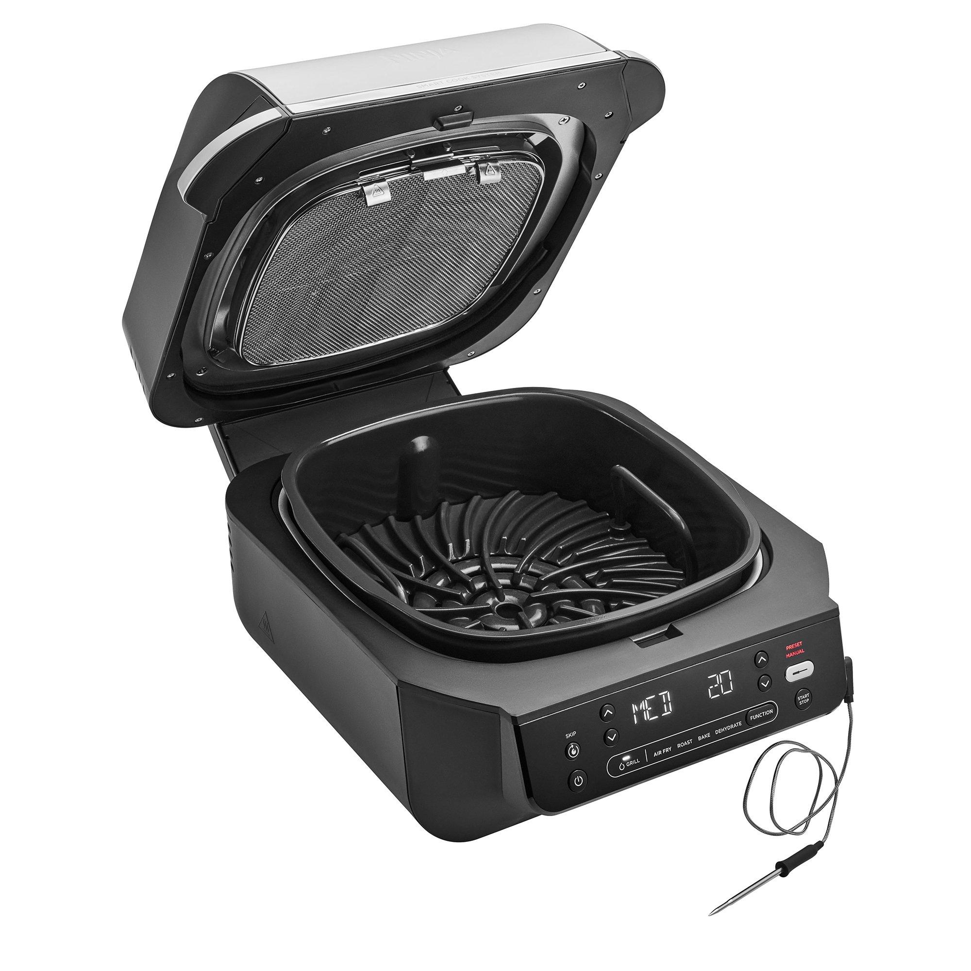 Black / Silver - Ninja - 5-in-1 Grill & Air Fryer EG351UK - 12