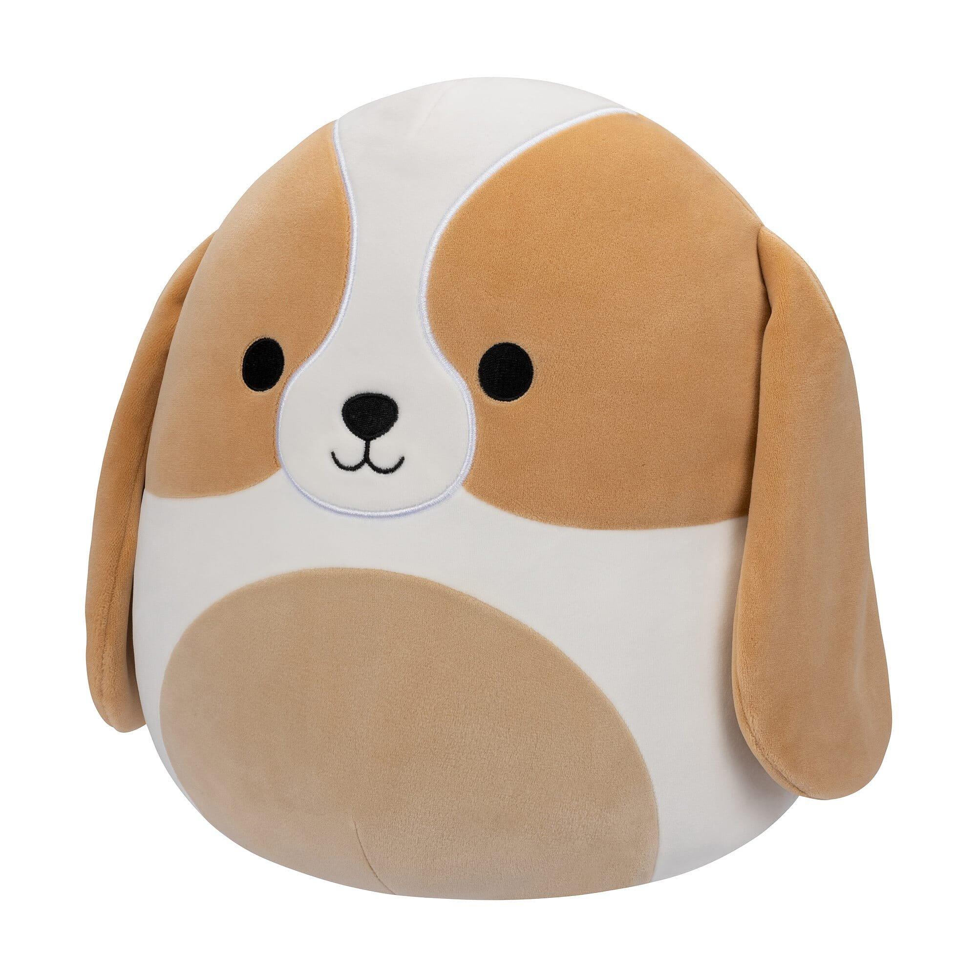 Merchandise - Squishmallows - 12in Adela Brown White Basset Hound - 3