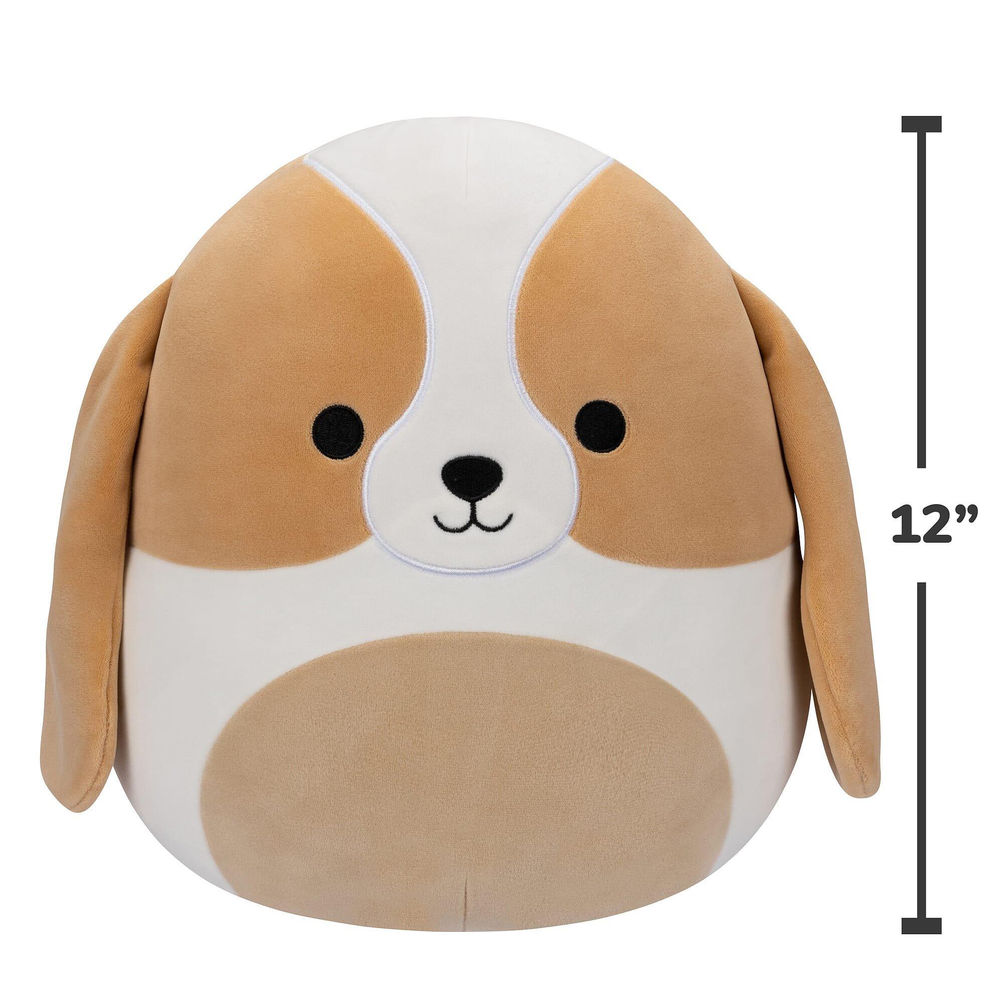 Merchandise - Squishmallows - 12in Adela Brown White Basset Hound - 6