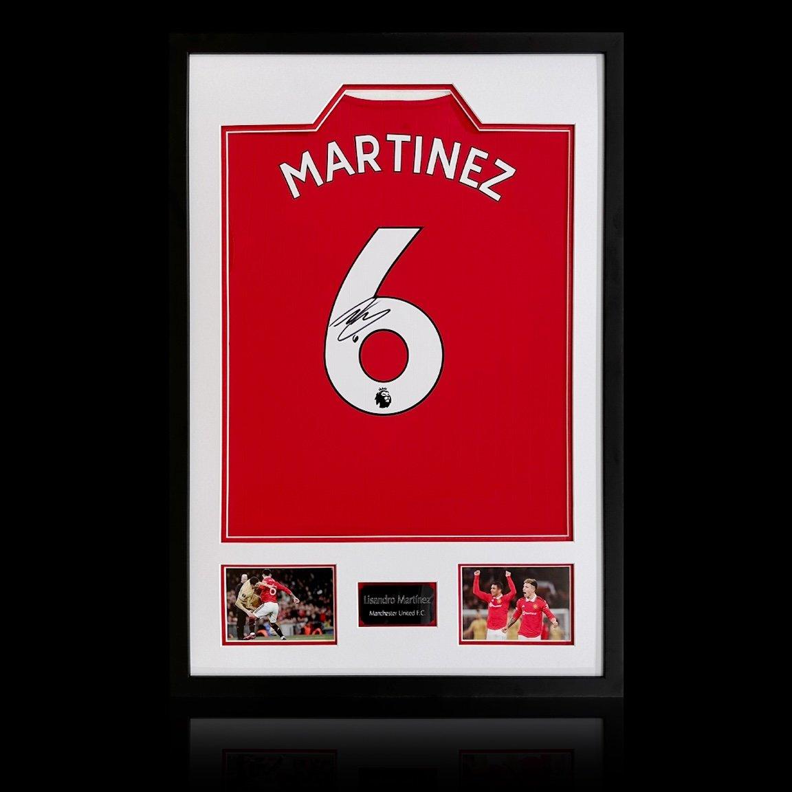 Red - The Fan Cave - Lisandro Martinez Signed Manchester United Premium - 1