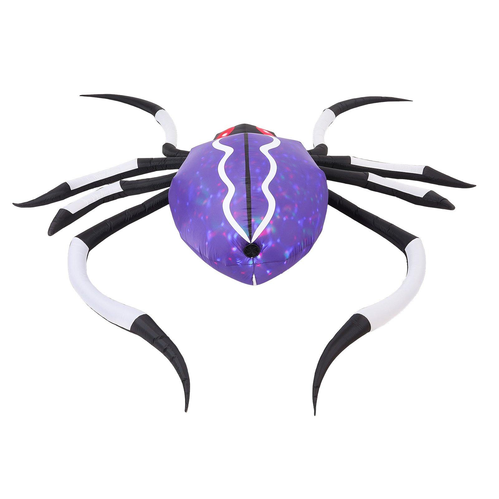 Multi - LIFE IDEAS - 11 FT Halloween Inflatable Giant Spider - 3