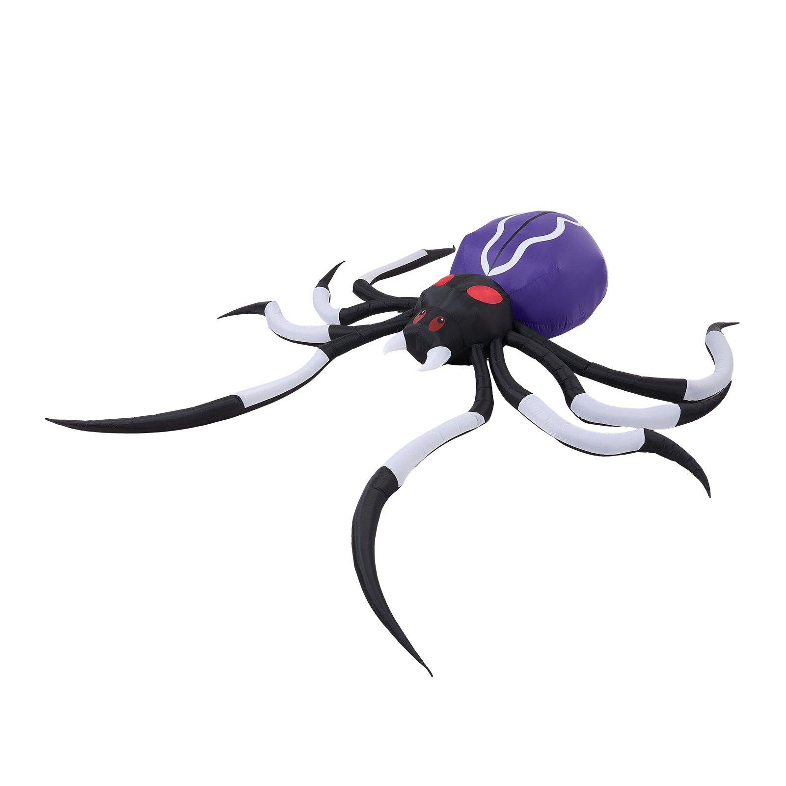 Multi - LIFE IDEAS - 11 FT Halloween Inflatable Giant Spider - 5