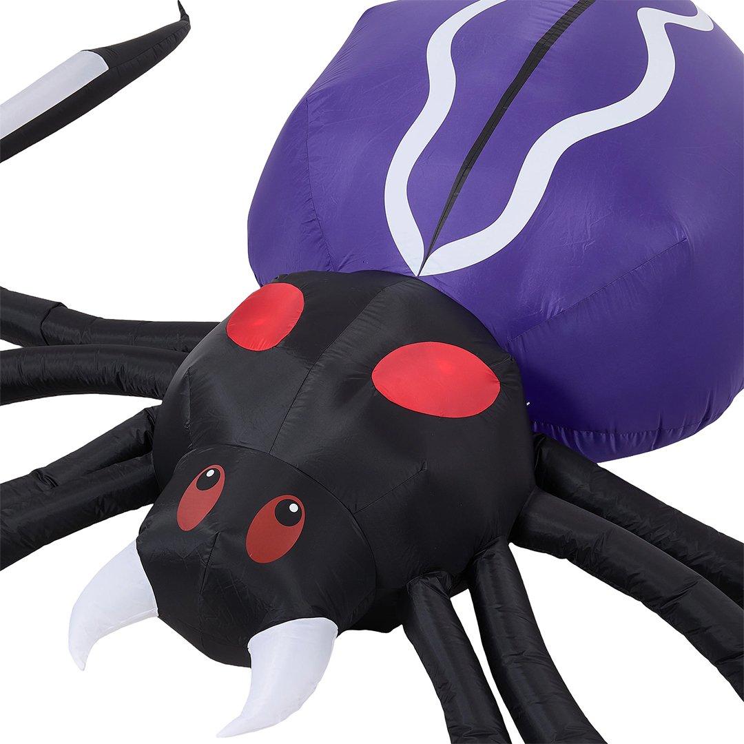 Multi - LIFE IDEAS - 11 FT Halloween Inflatable Giant Spider - 6