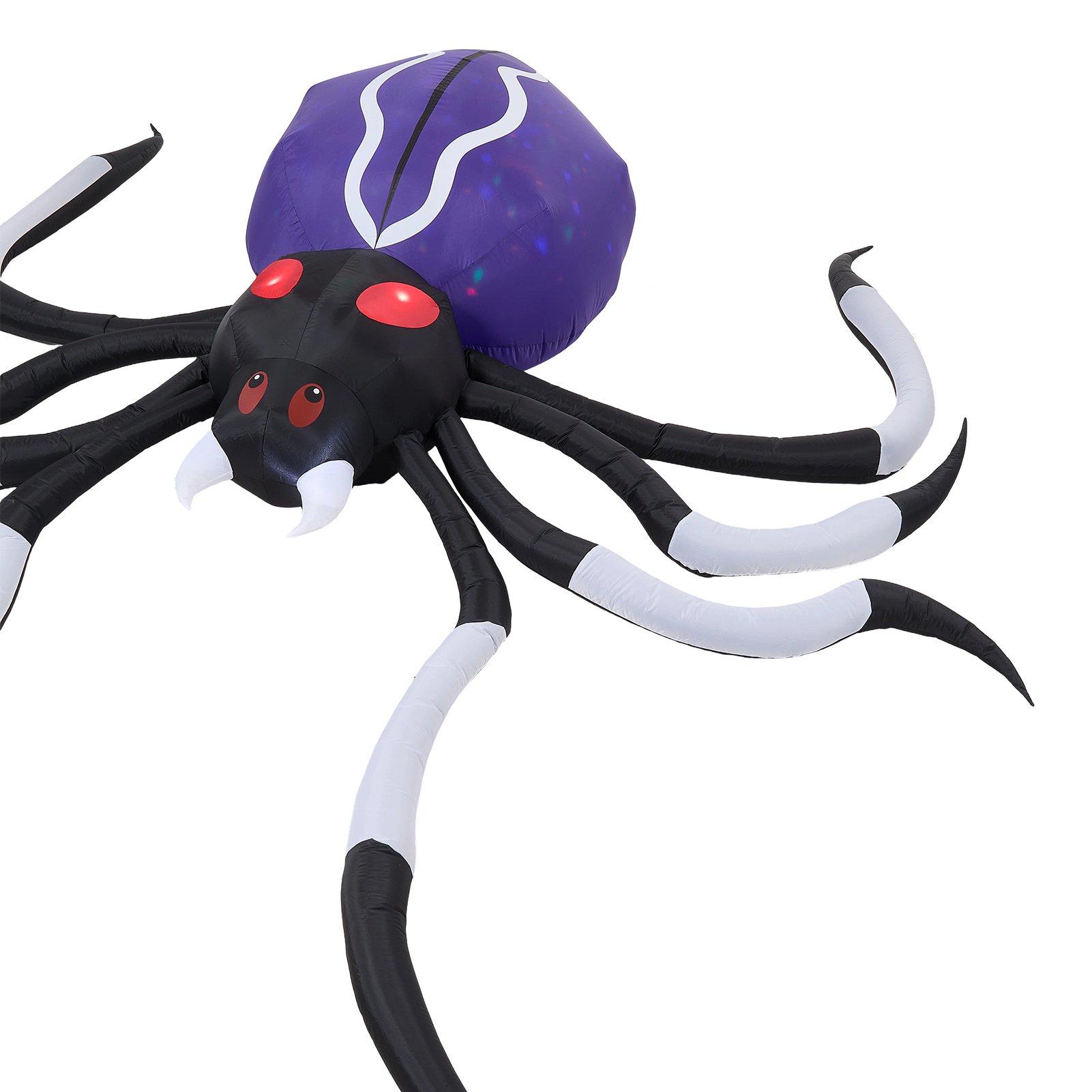 Multi - LIFE IDEAS - 11 FT Halloween Inflatable Giant Spider - 7