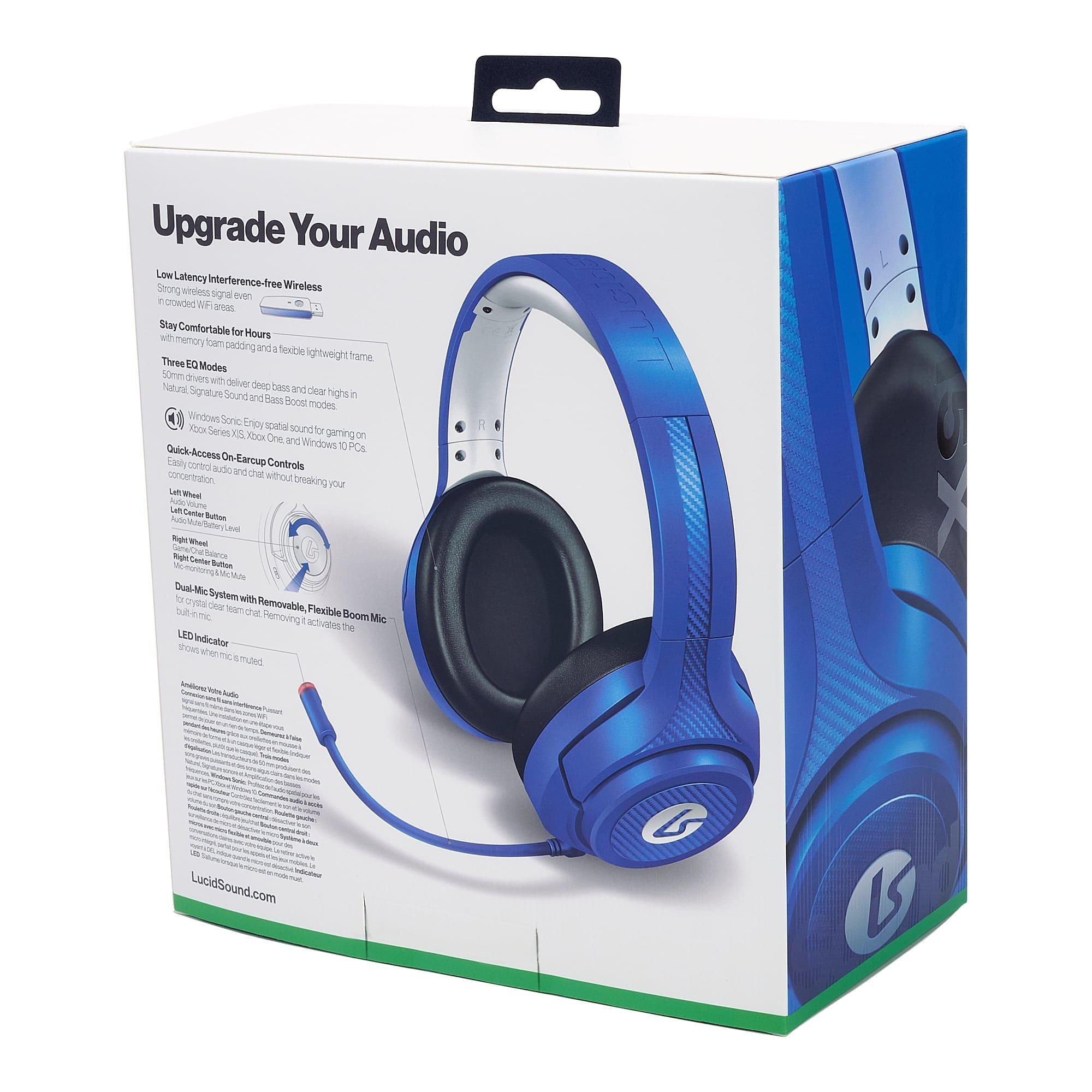 Azul - LucidSound - LS15X Wireless Gaming Headset for Xbox - Blue - 7