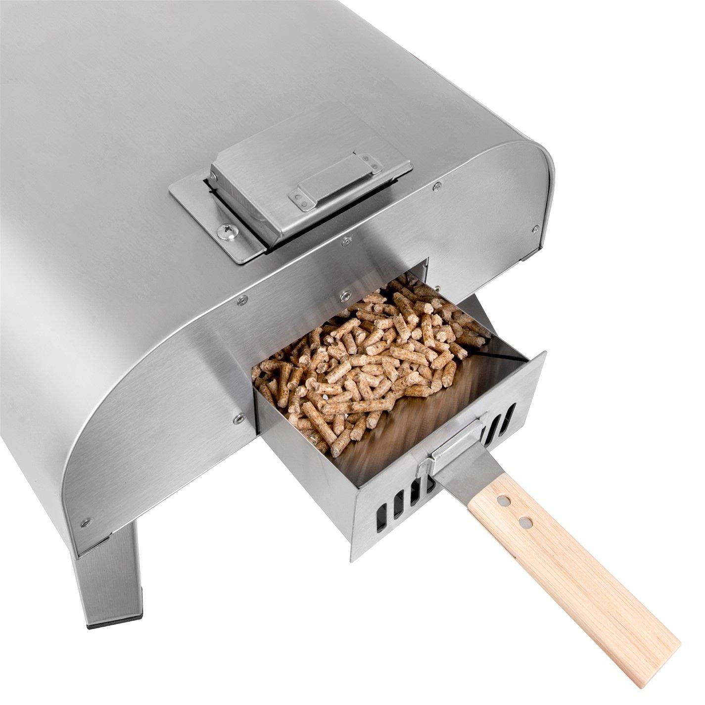 Stainless Steel - George Foreman - GFDFPO2SSPC 12 Multi-Fuel Powered Pizza Oven - 14