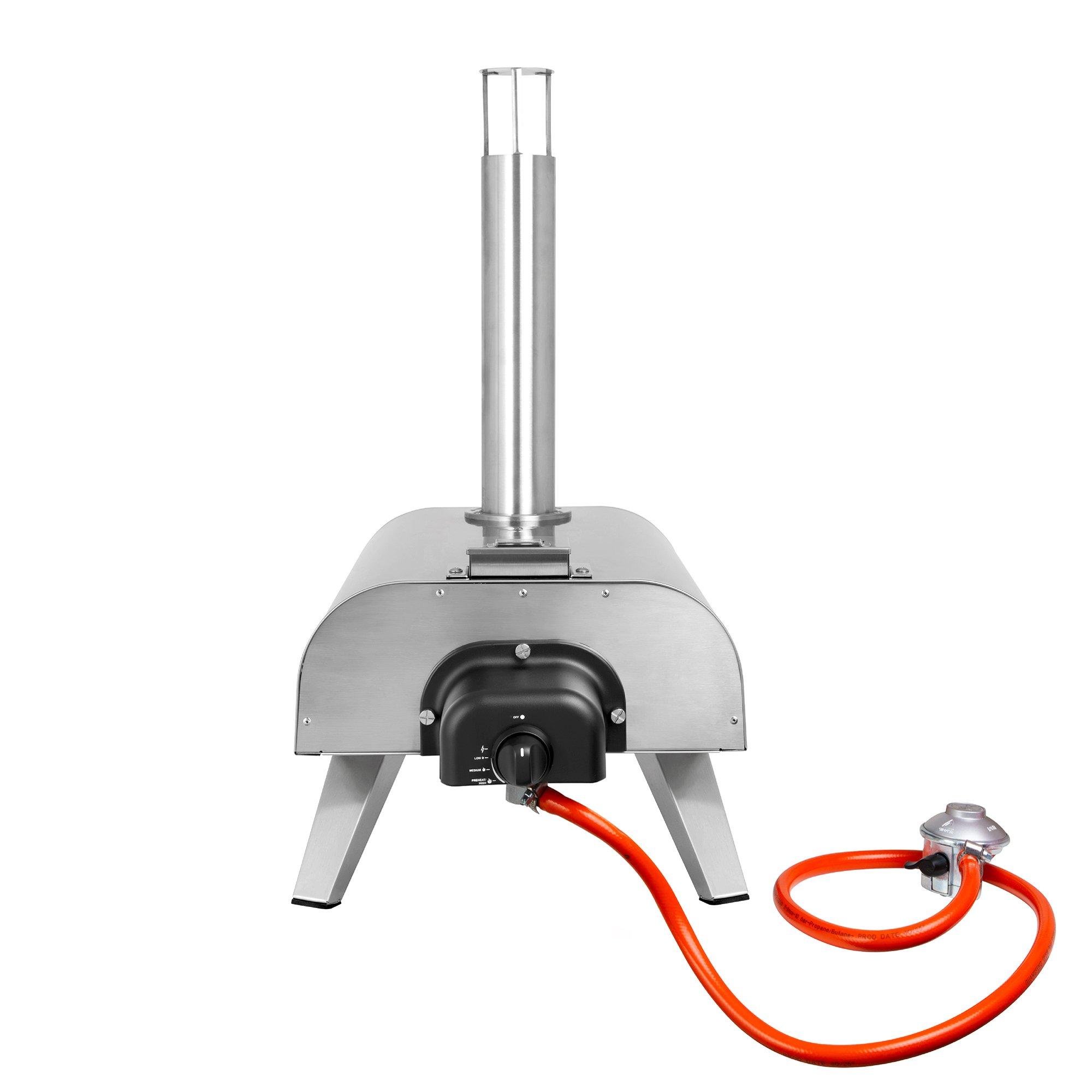 Stainless Steel - George Foreman - GFDFPO2SSPC 12 Multi-Fuel Powered Pizza Oven - 5