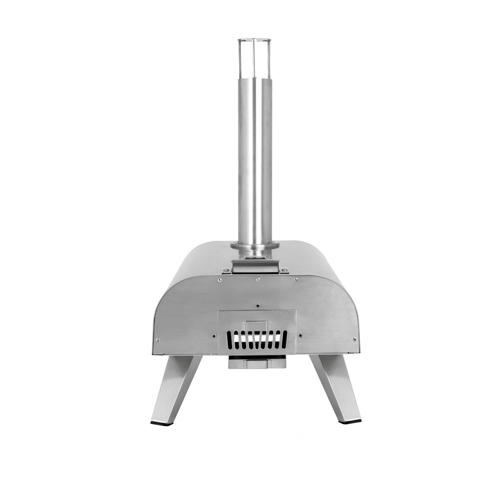 Stainless Steel - George Foreman - GFDFPO2SSPC 12 Multi-Fuel Powered Pizza Oven - 8