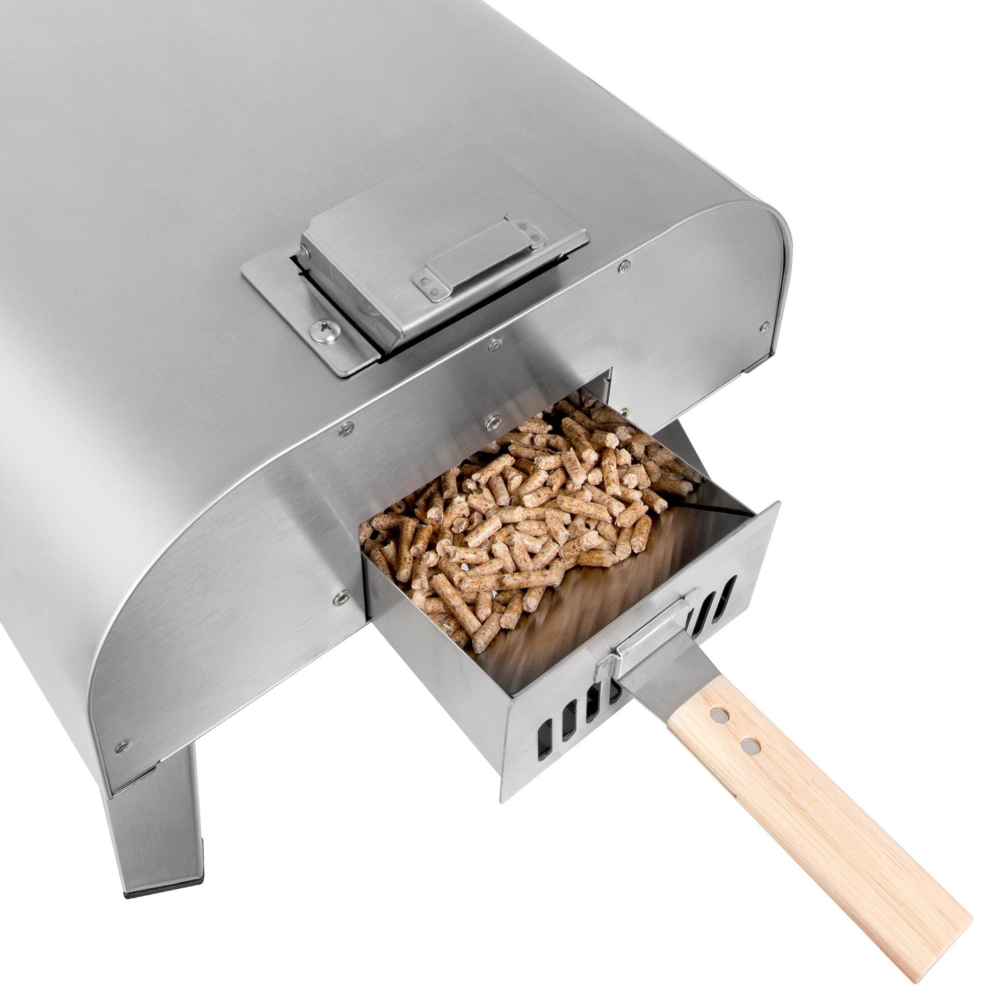 Stainless Steel - George Foreman - GFDFPO2SSPC 12 Multi-Fuel Powered Pizza Oven - 10