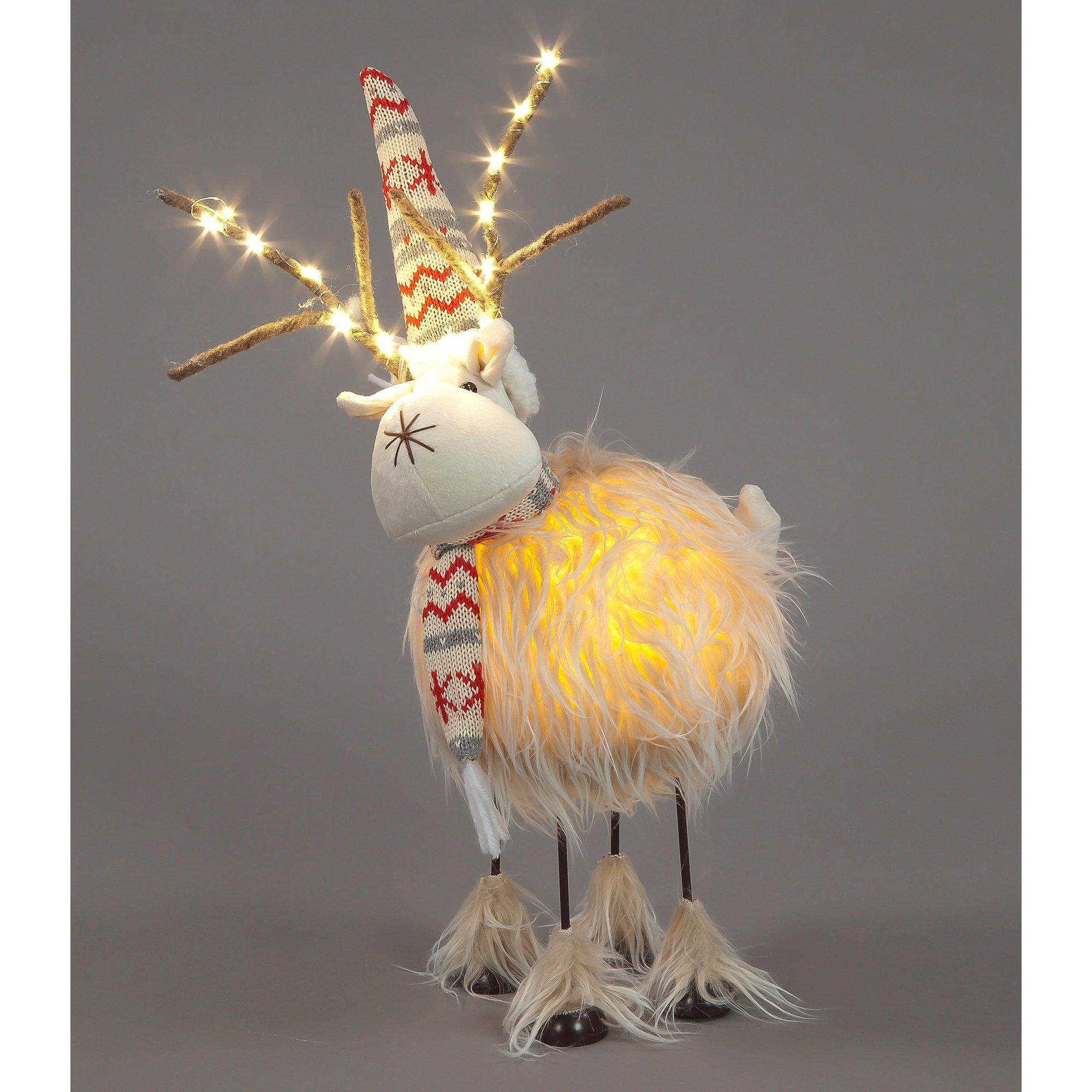 Multi - Snowtime - Standing Reindeer with Lit Antlers