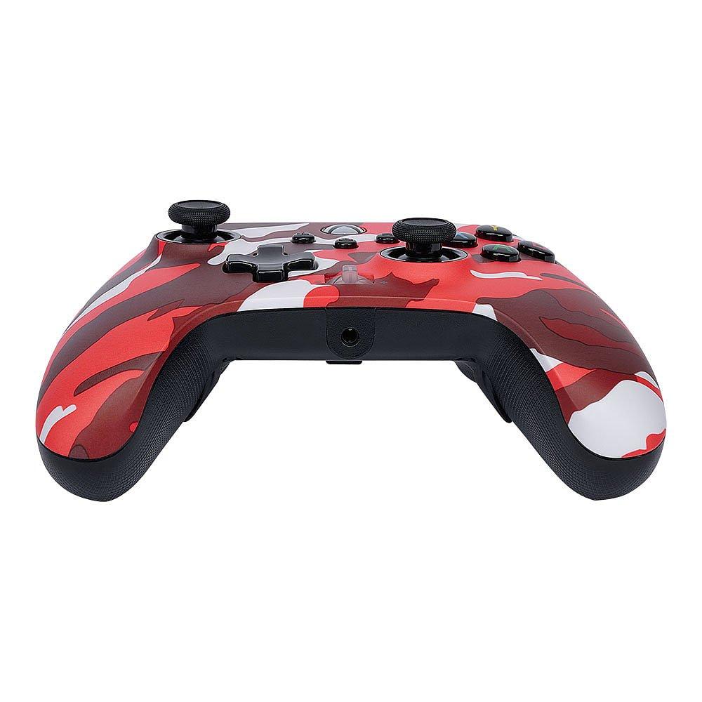 Xbox 4 - PowerA - Red Camo Enhanced Wired Controller Xbox X&S - 8