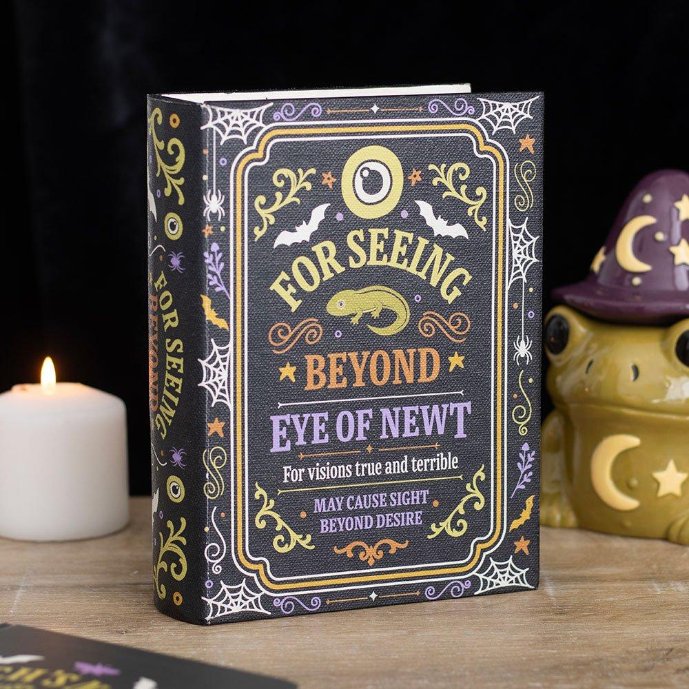 White - Something Different - Eye of Newt Spell Book Shaped Storage Box - 1