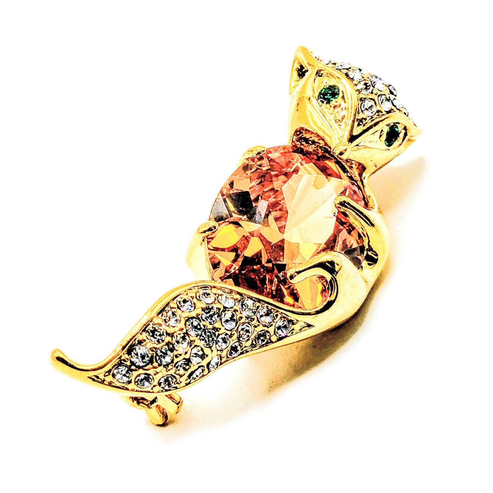 Gold - Espree - Espree Fox Brooch