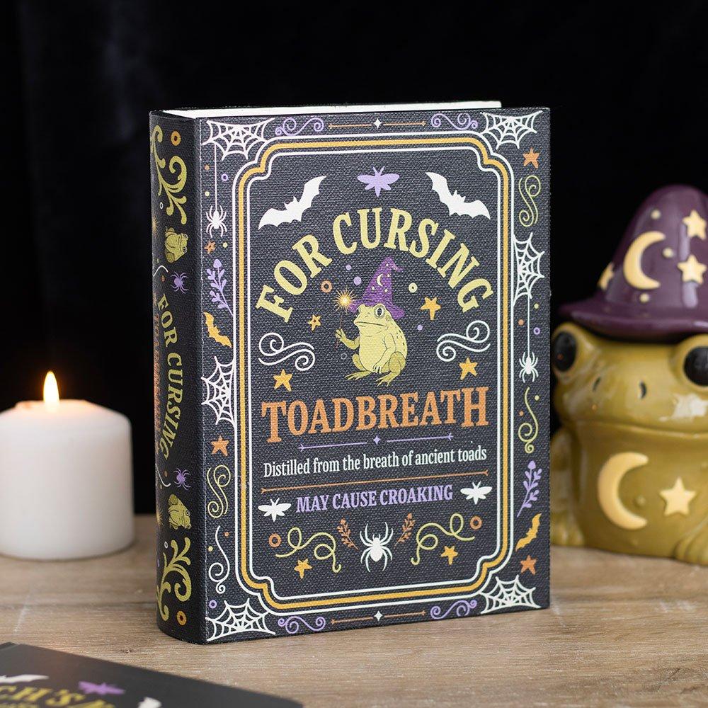 White - Something Different - Toadbreath Spell Book Shaped Storage Box - 1
