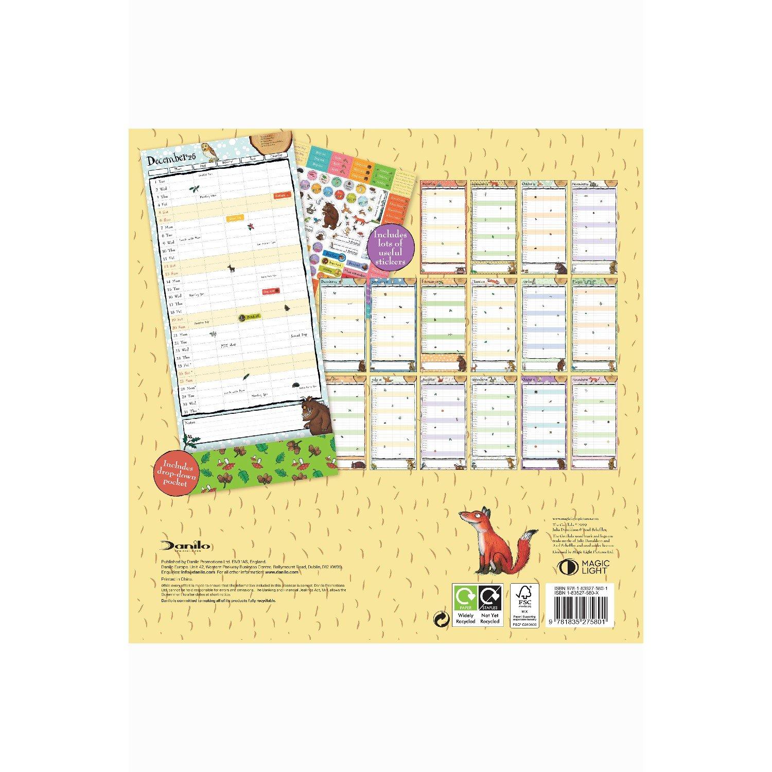 Multi - Gruffalo - THE GRUFFALO 2026 FAMILY ORGANISER CALENDAR (WITH - 4
