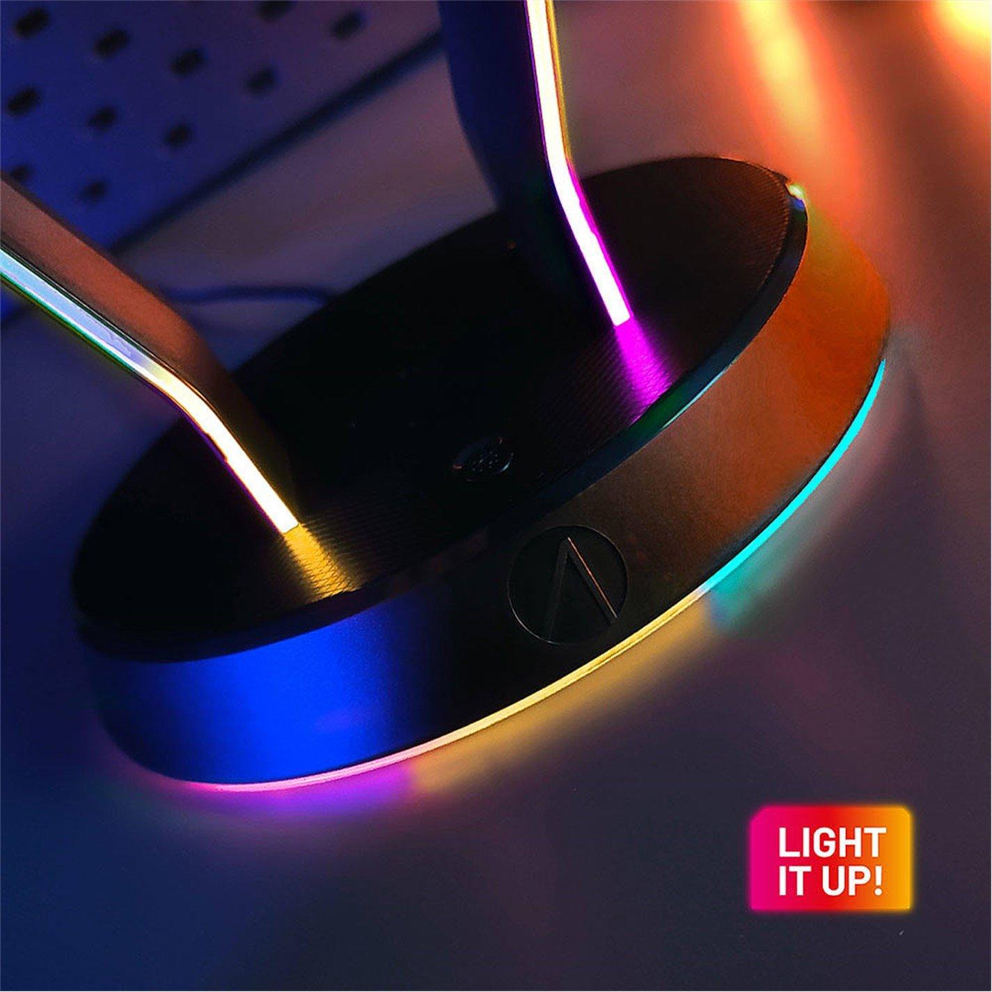 Multi-Formato - Stealth - Light Up Gaming Headset Stand - 9