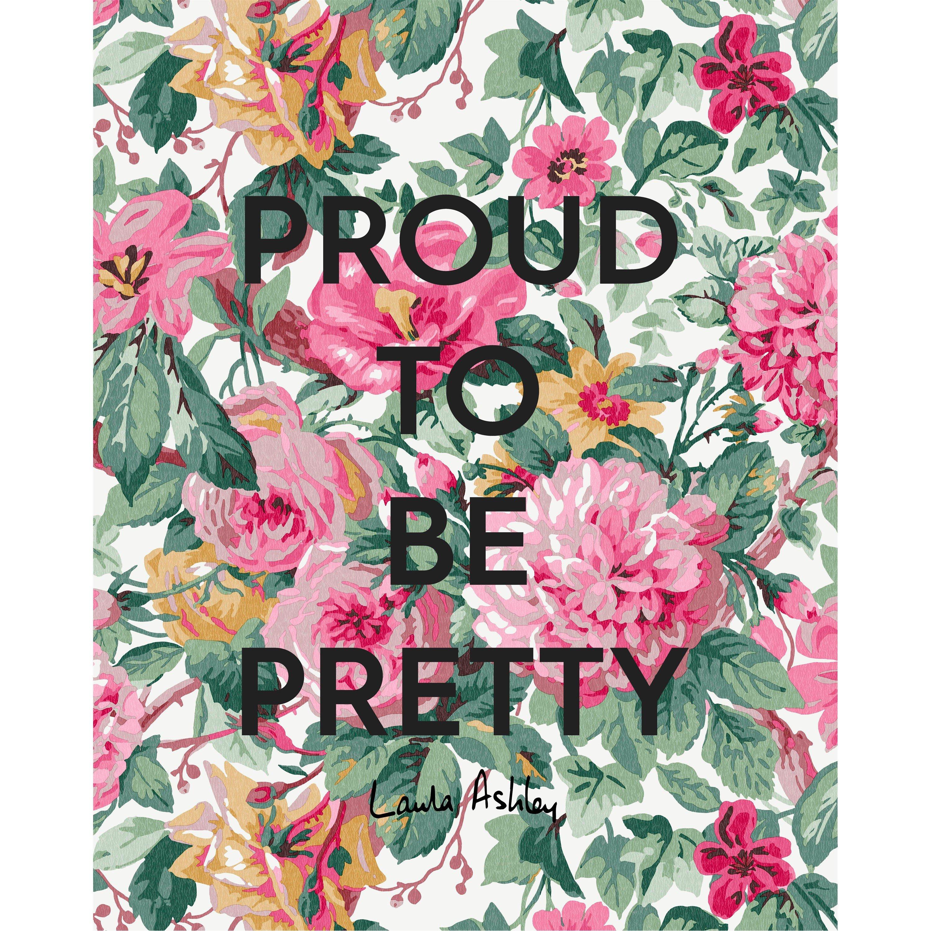 Multicolour - Laura Ashley - Aveline Slogan Print in a Black Frame - 3