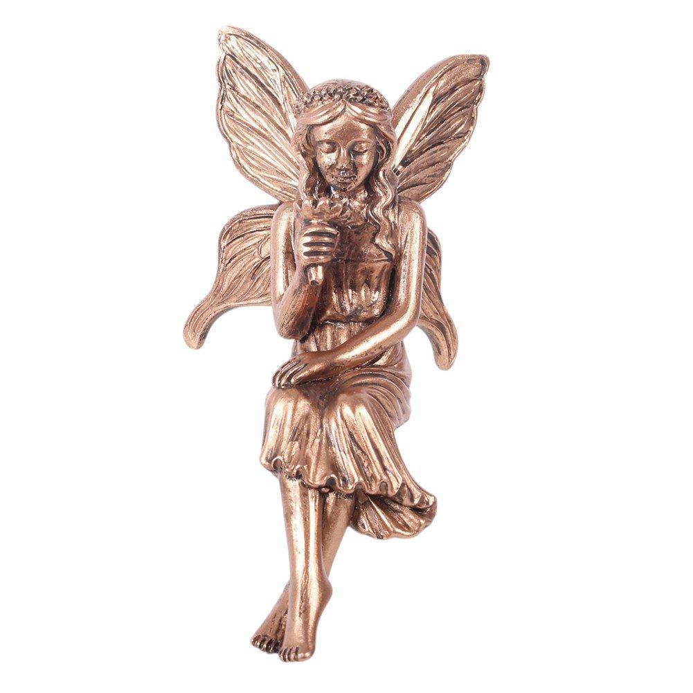 White - Something Different - Set of 2 Fairy Shelf Sitter Ornaments - 3