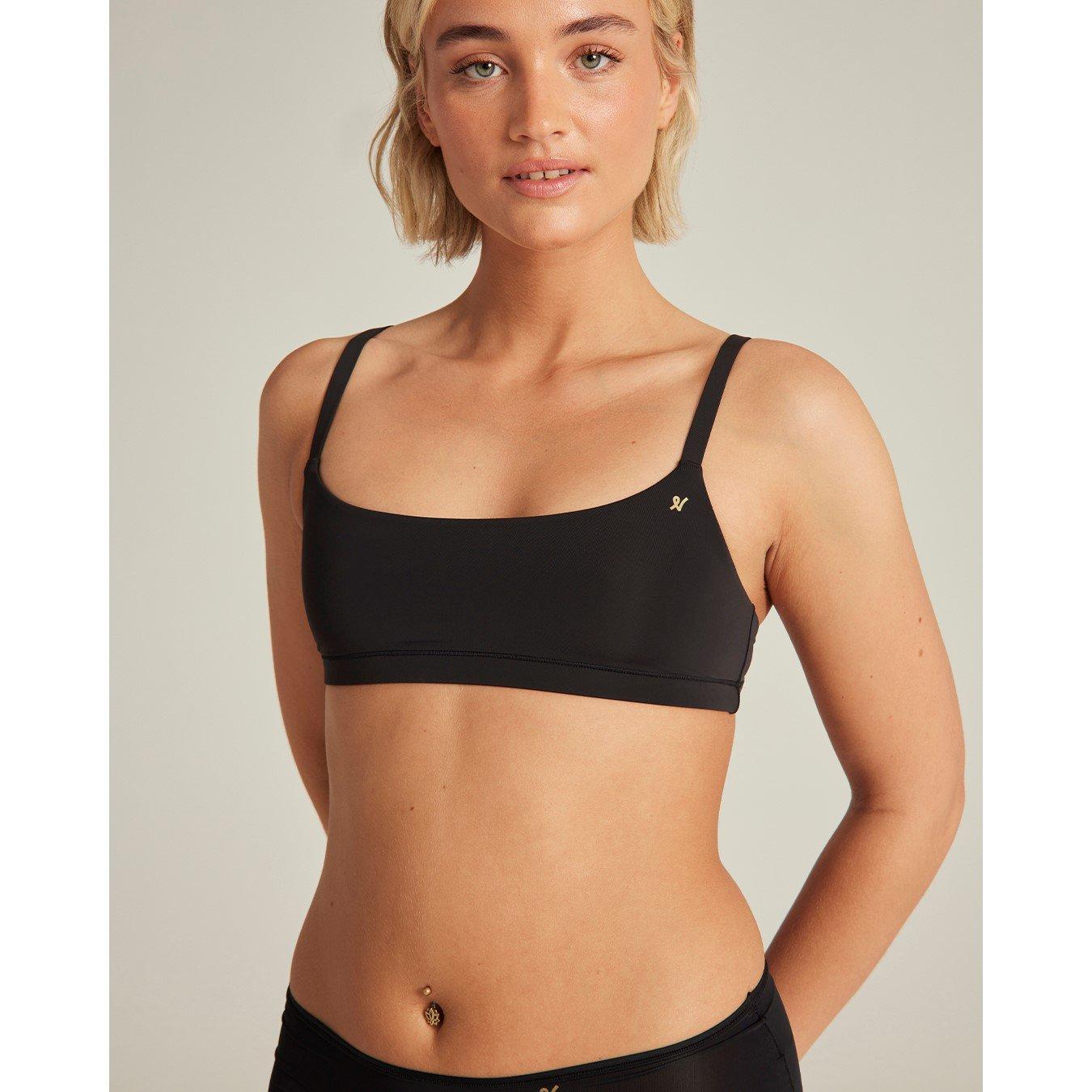 Black - Nudea - SCOOP NECK BRALETTE SECOND SKIN STRETCH - 2