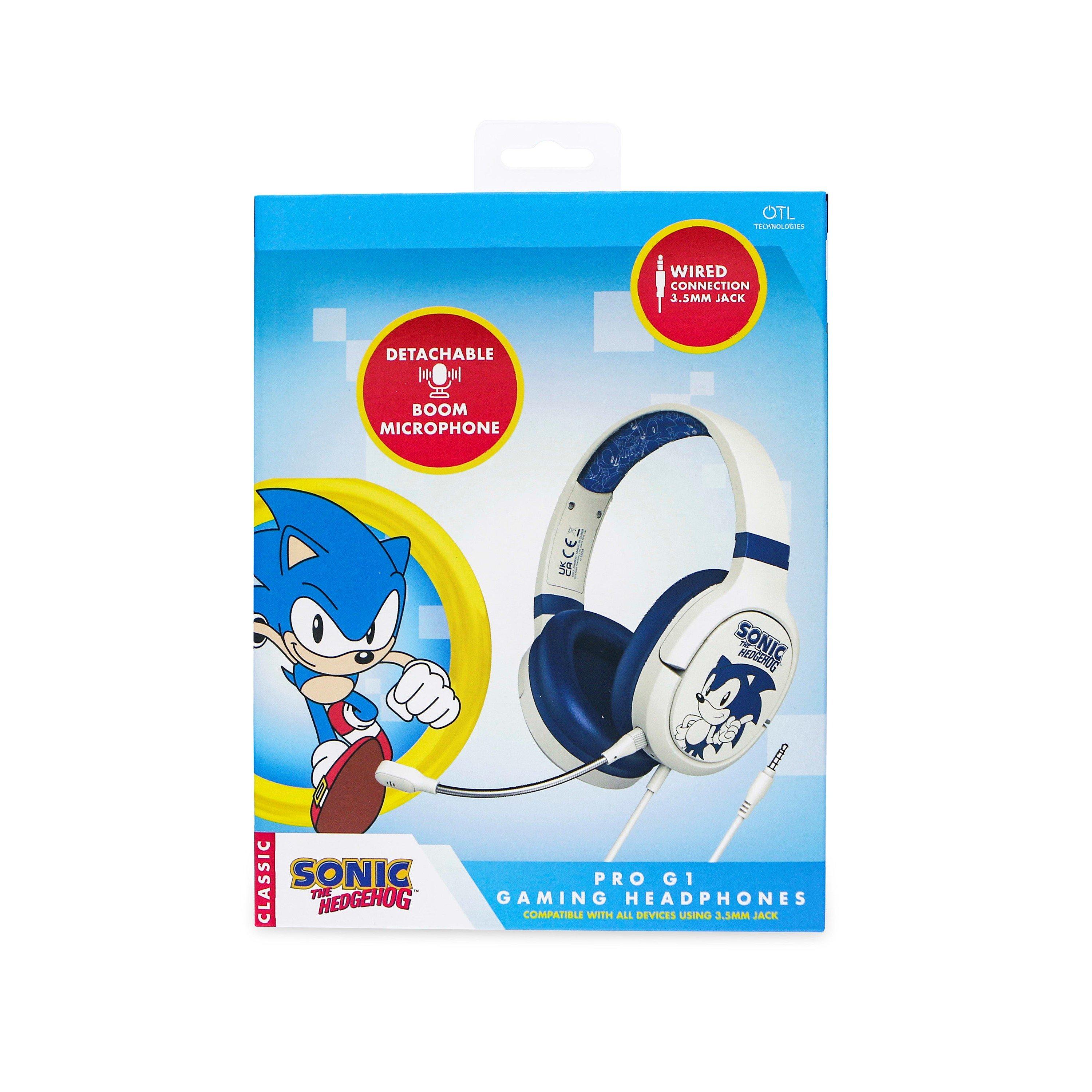 White / Blue - OTL Technologies - PRO G1 Sonic Classic Gaming Headphones - 5