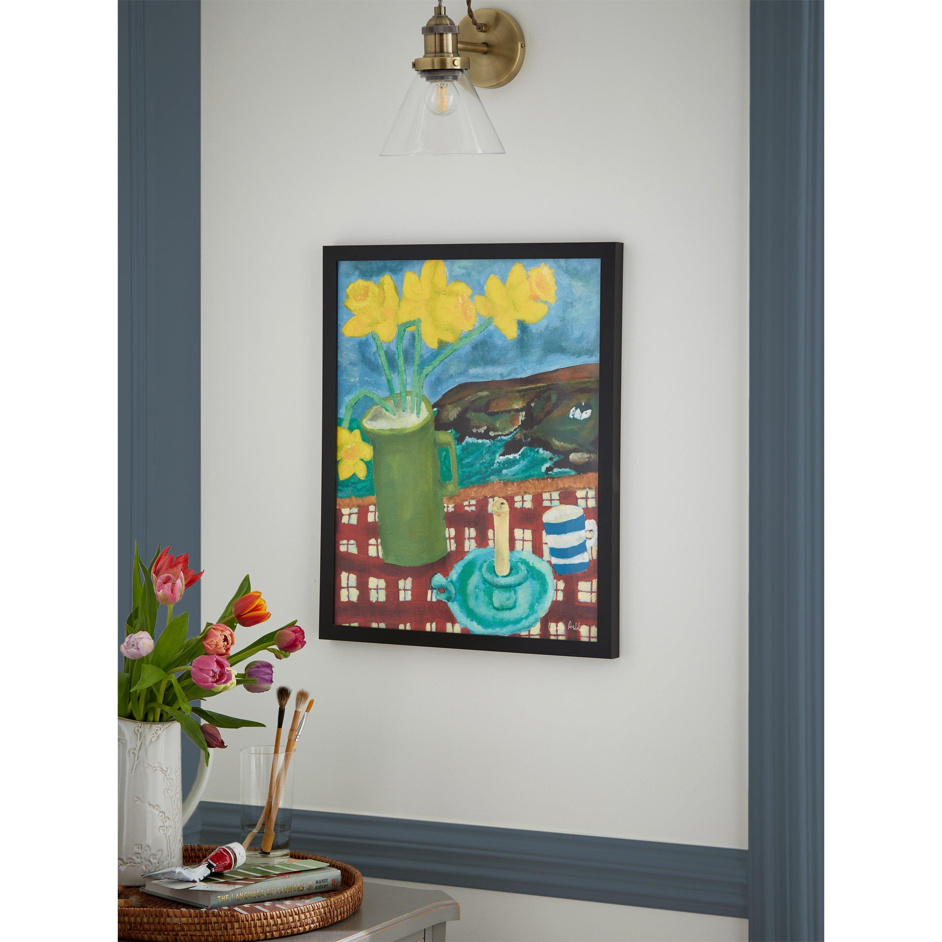 Multicolour - Laura Ashley - A Cornish View Print in a Black Frame - 2