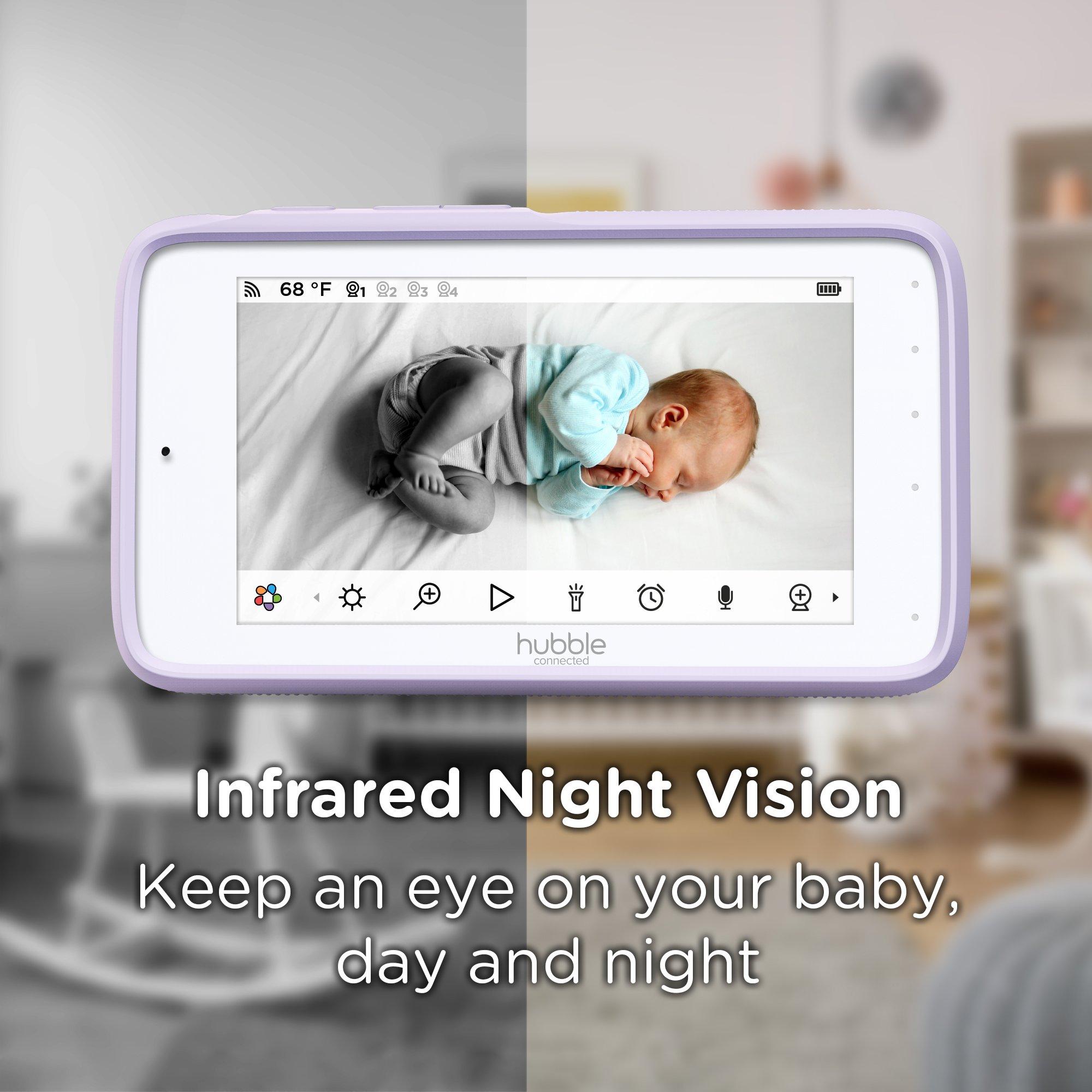 White - Hubble - Pal SkyVision AI Pro Crib Mount Camera - 8