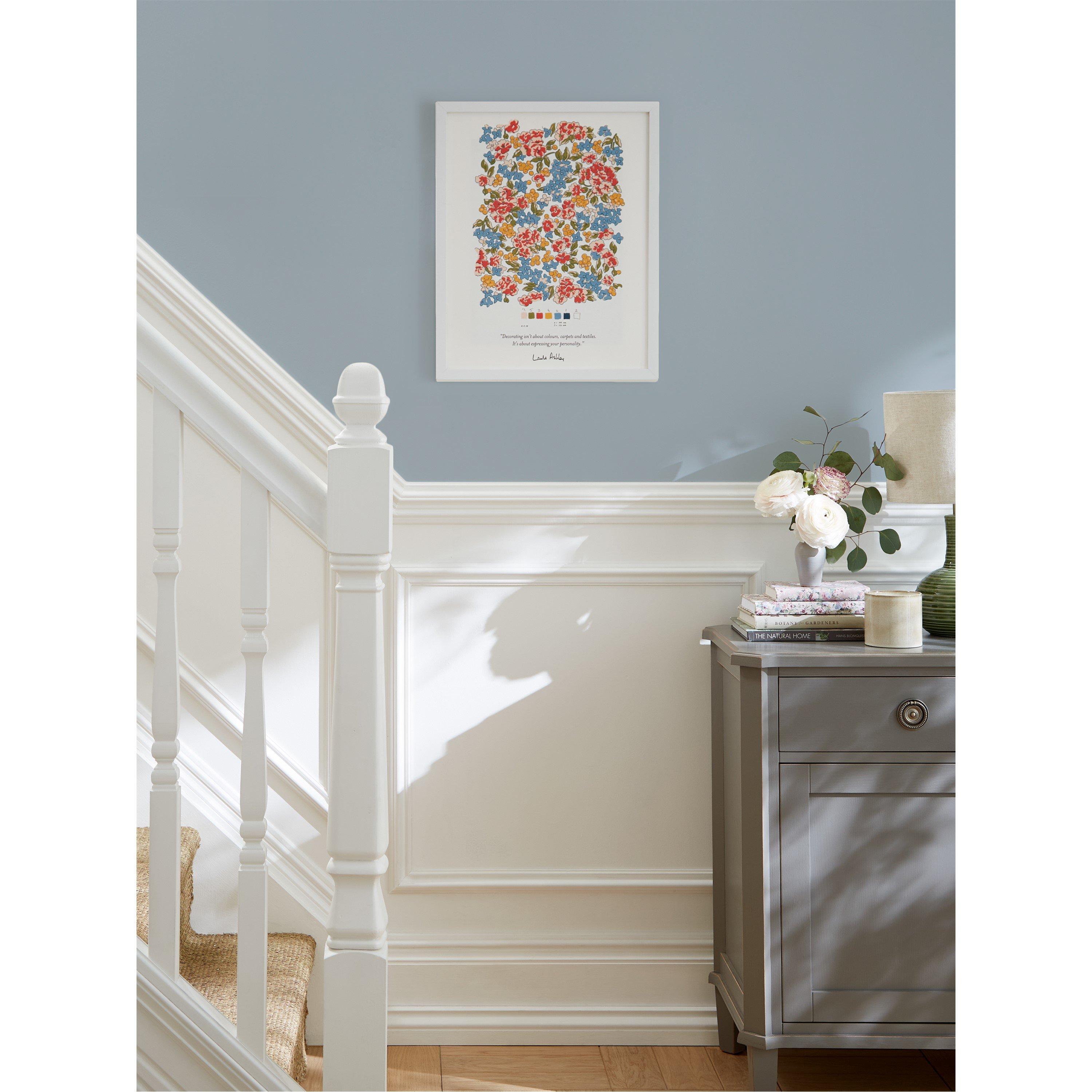 Cream - Laura Ashley - Northrop Bloom Print in a White Frame - 2