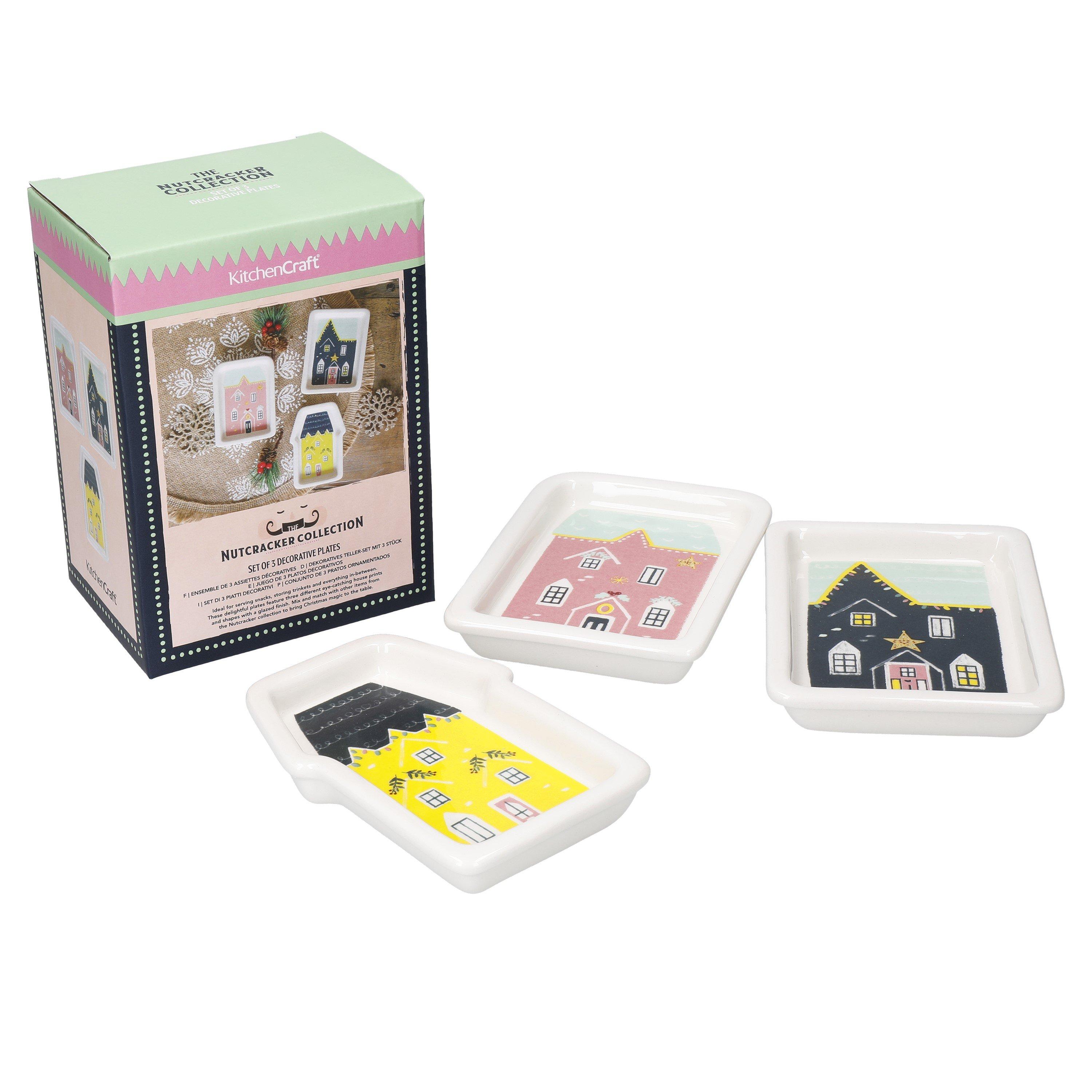 Mixed - KitchenCraft - The Nutcracker Collection 3pc Decorative Plate Set - 2