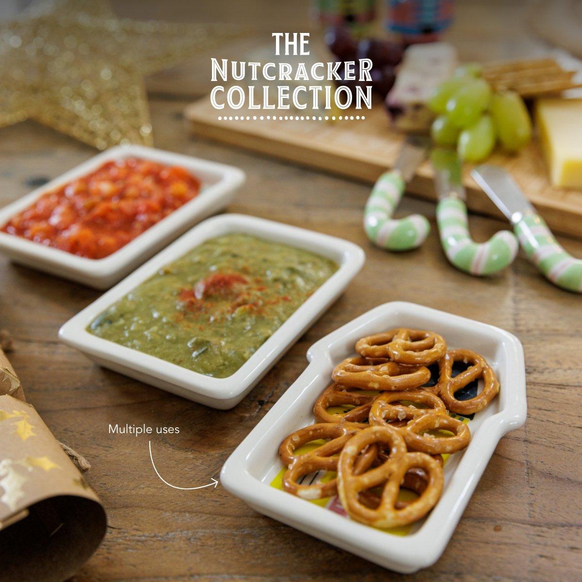 Mixed - KitchenCraft - The Nutcracker Collection 3pc Decorative Plate Set - 3