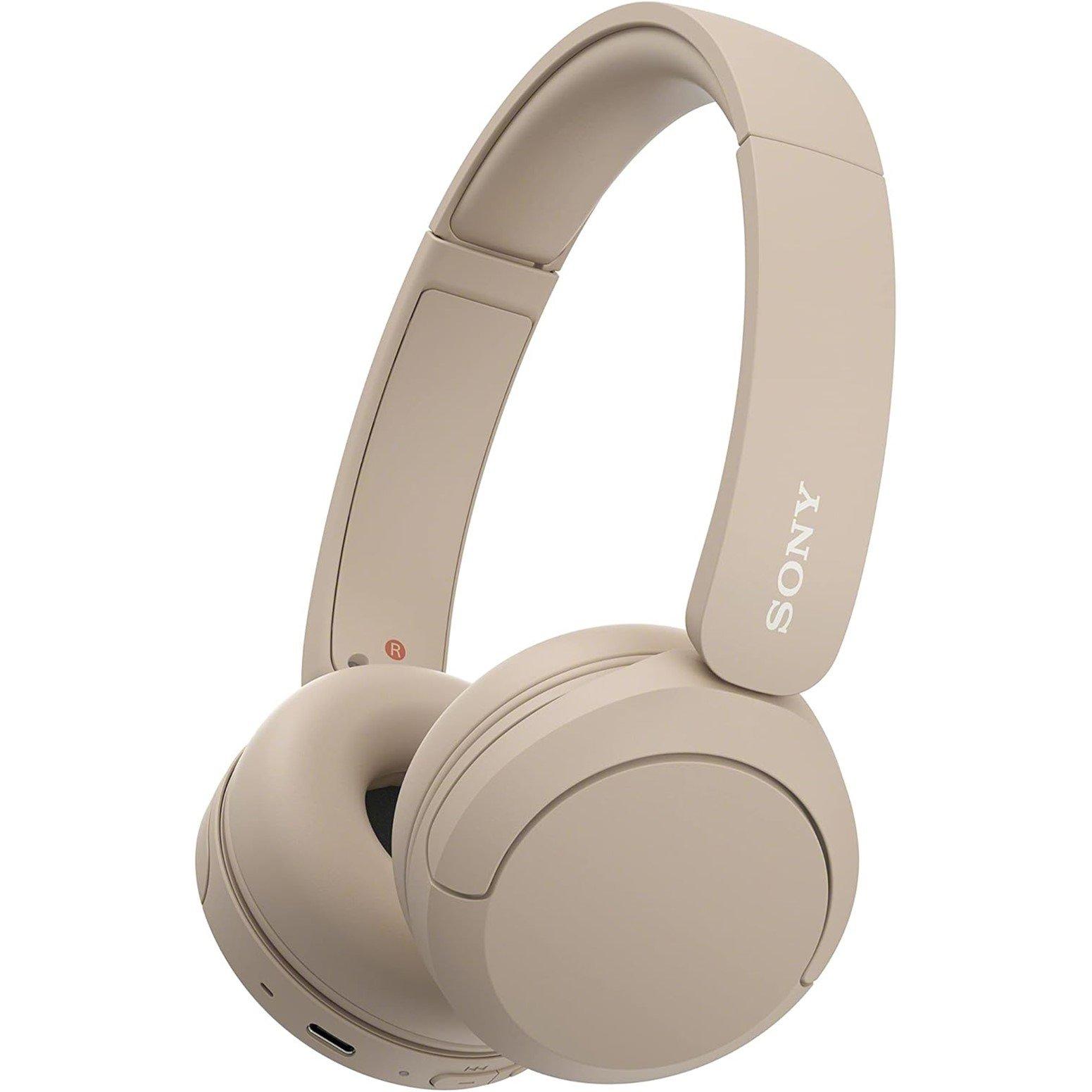 Beige - Sony - Sony WH-CH520 Wireless Headphones- Beige - 1