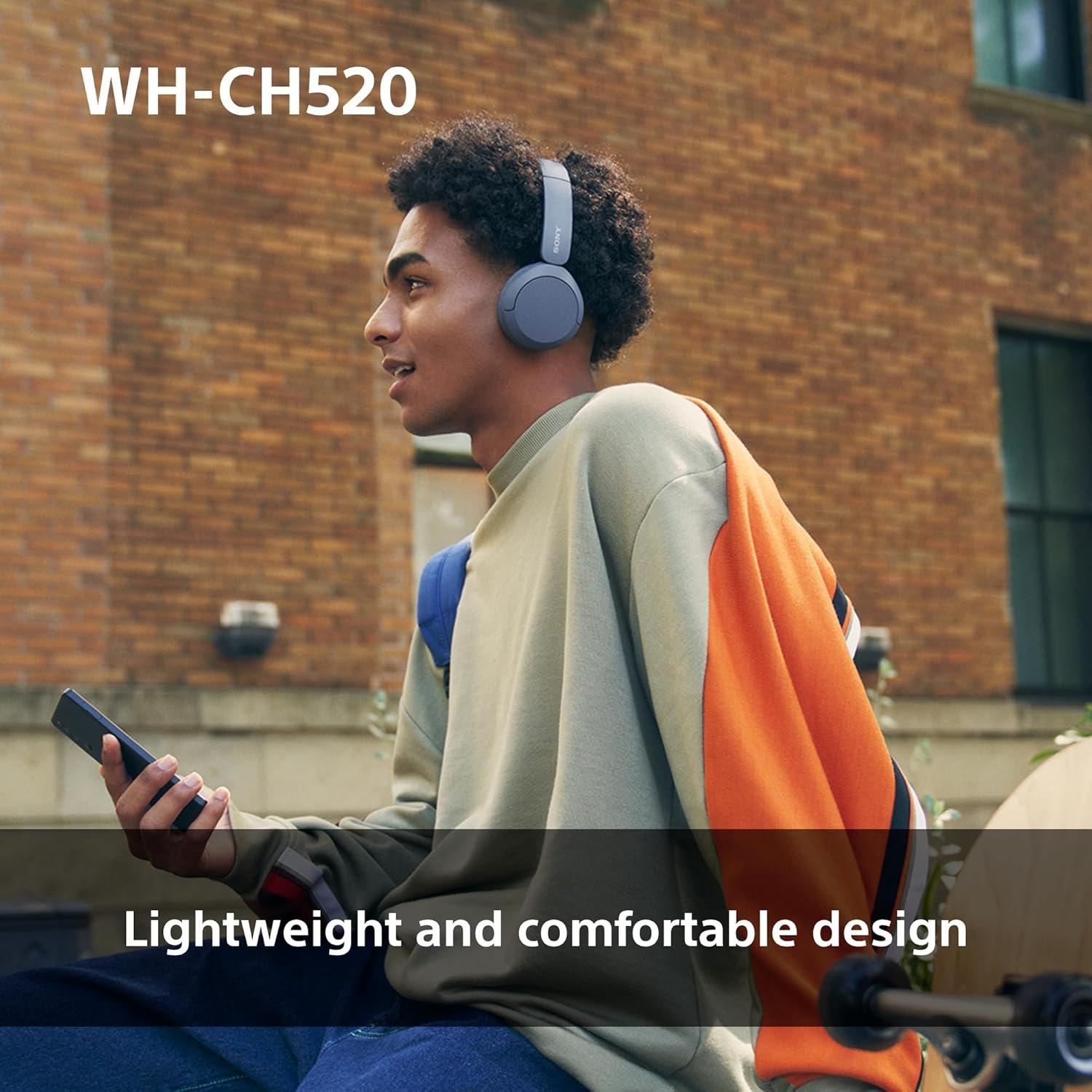 Beige - Sony - Sony WH-CH520 Wireless Headphones- Beige - 5