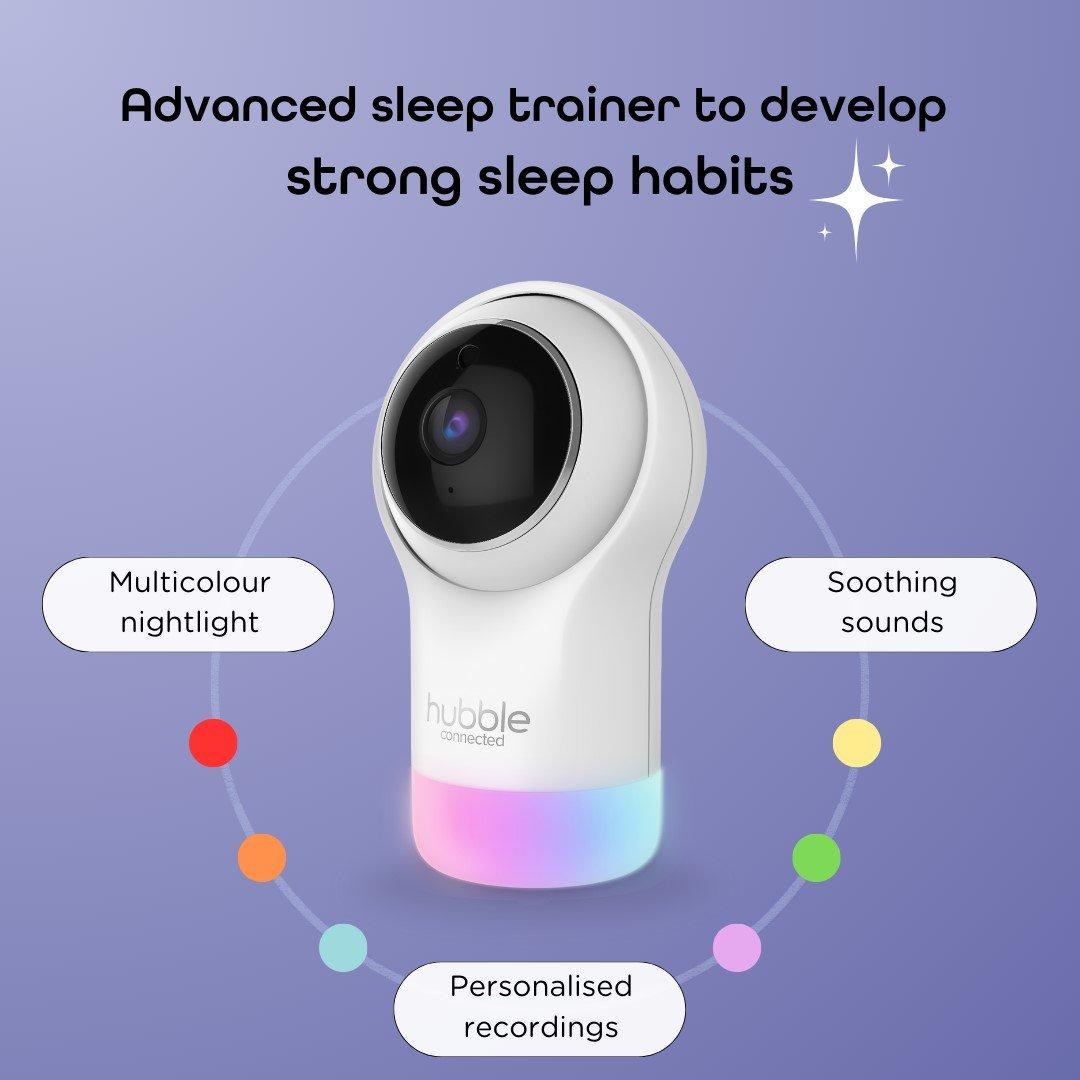 White - Hubble - Nursery Pal Glow Smart Cam - 5