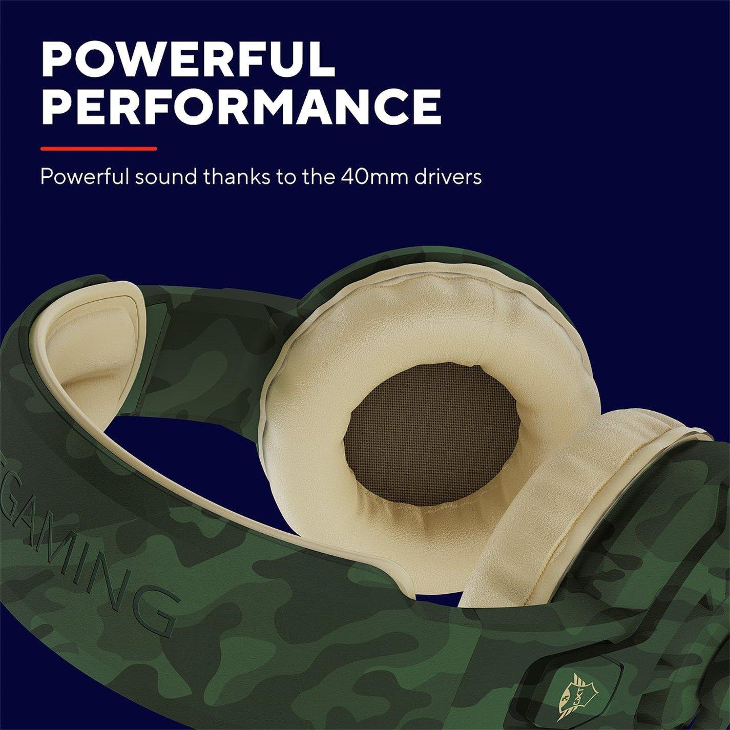 Tarngrün - Trust - GXT 411C Radius Headset - Jungle Camo - 10