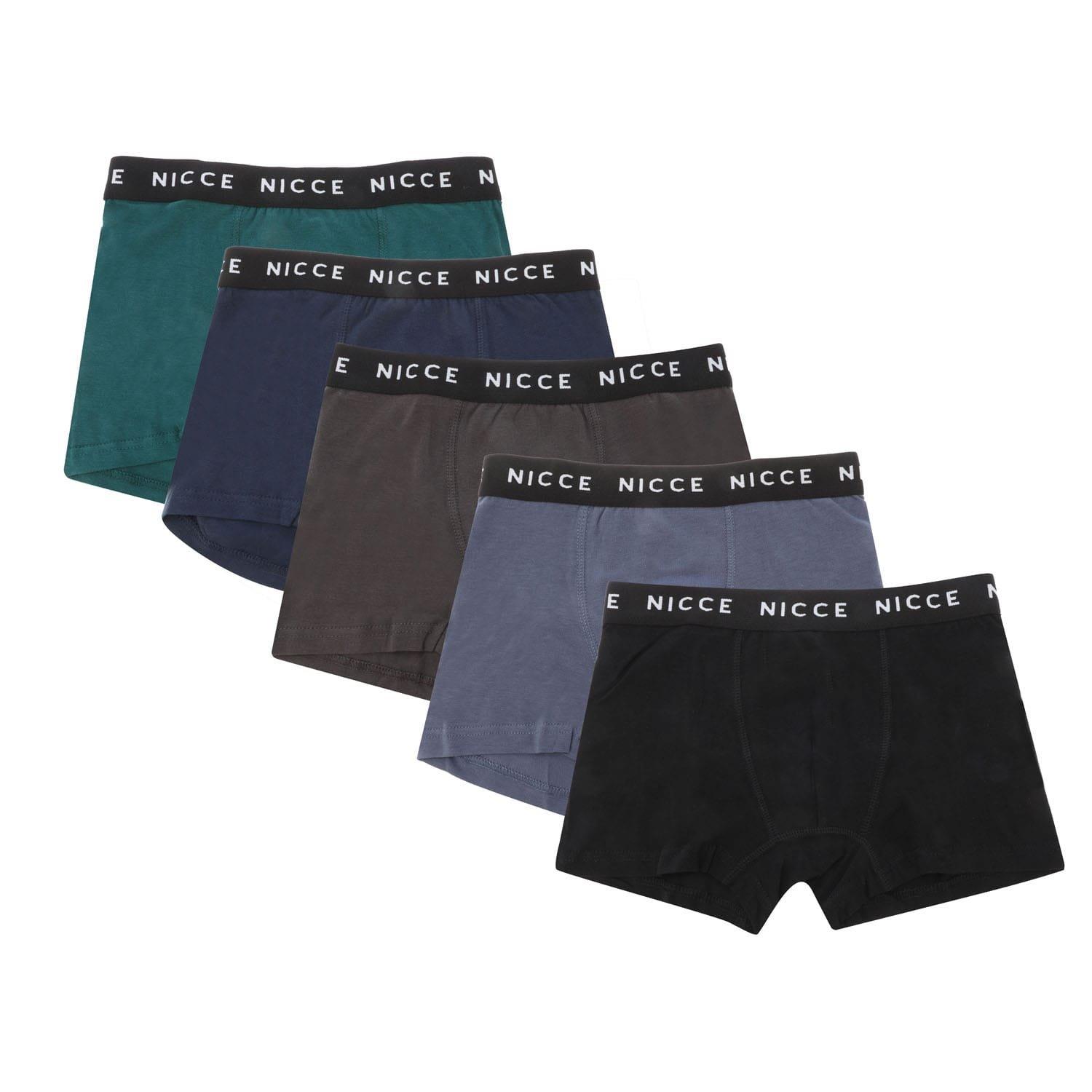 Nicce Men's Multi Colour Virto 5 Pack Boxers