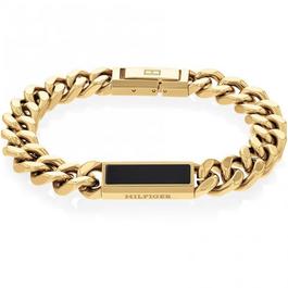 Tommy Hilfiger Gents THJ Semi Precious On Metal Bracelet 2790539