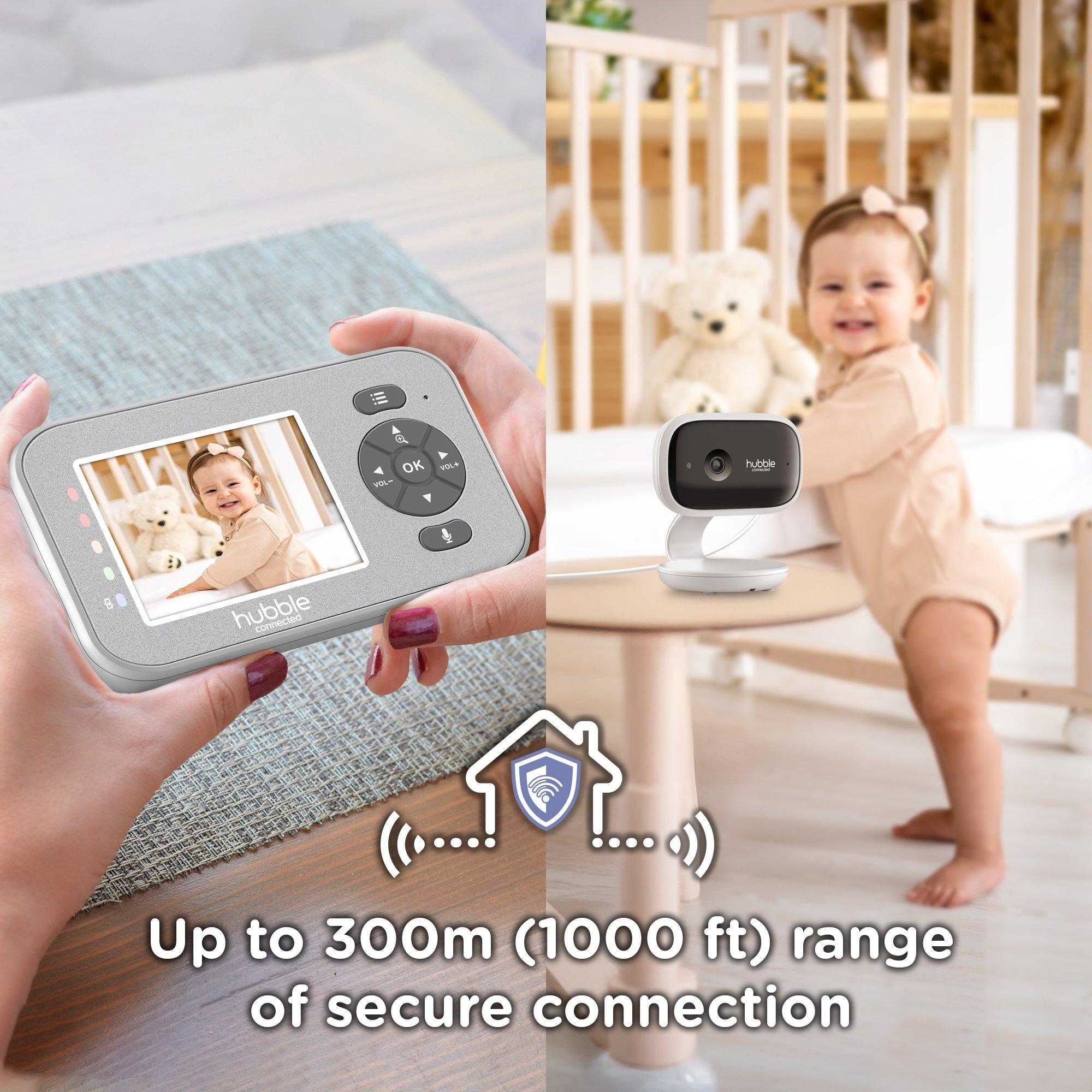 White - Hubble - Hubble Nursery Explore 2.8 Video Baby Monitor - 2