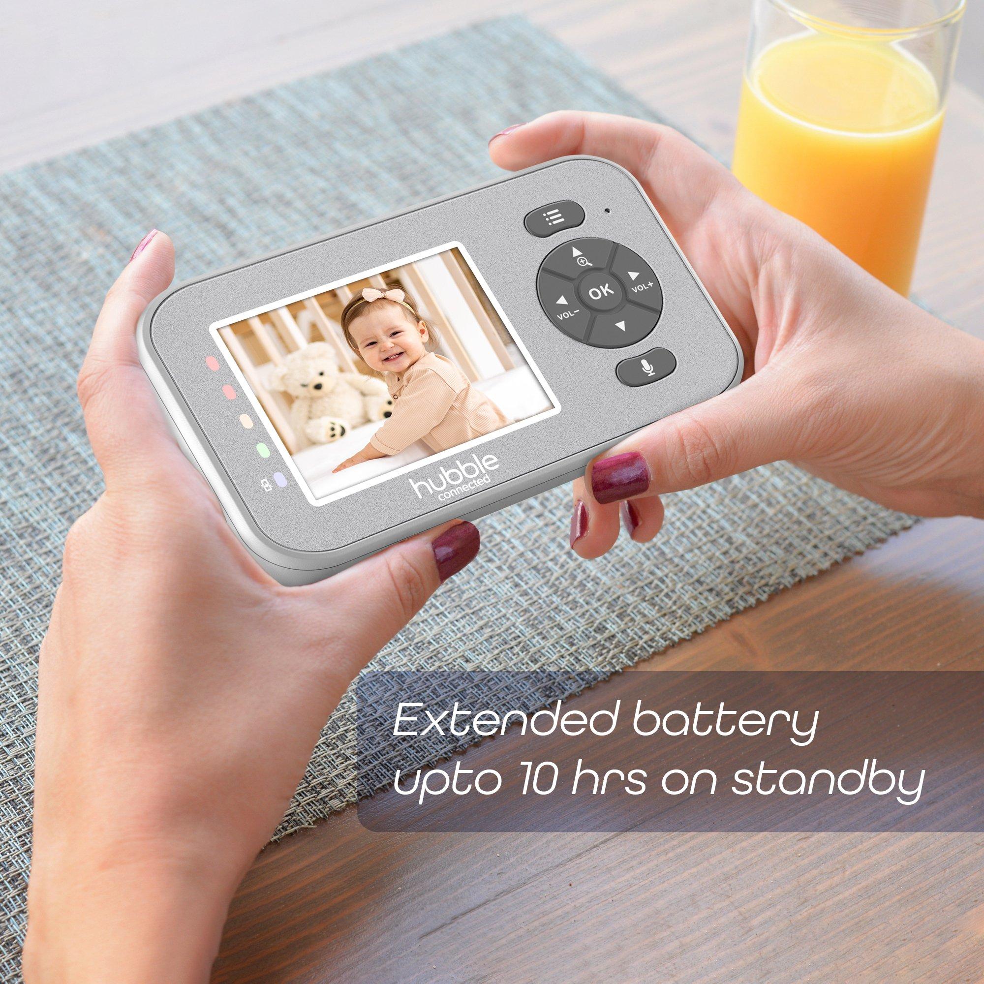 White - Hubble - Hubble Nursery Explore 2.8 Video Baby Monitor - 4